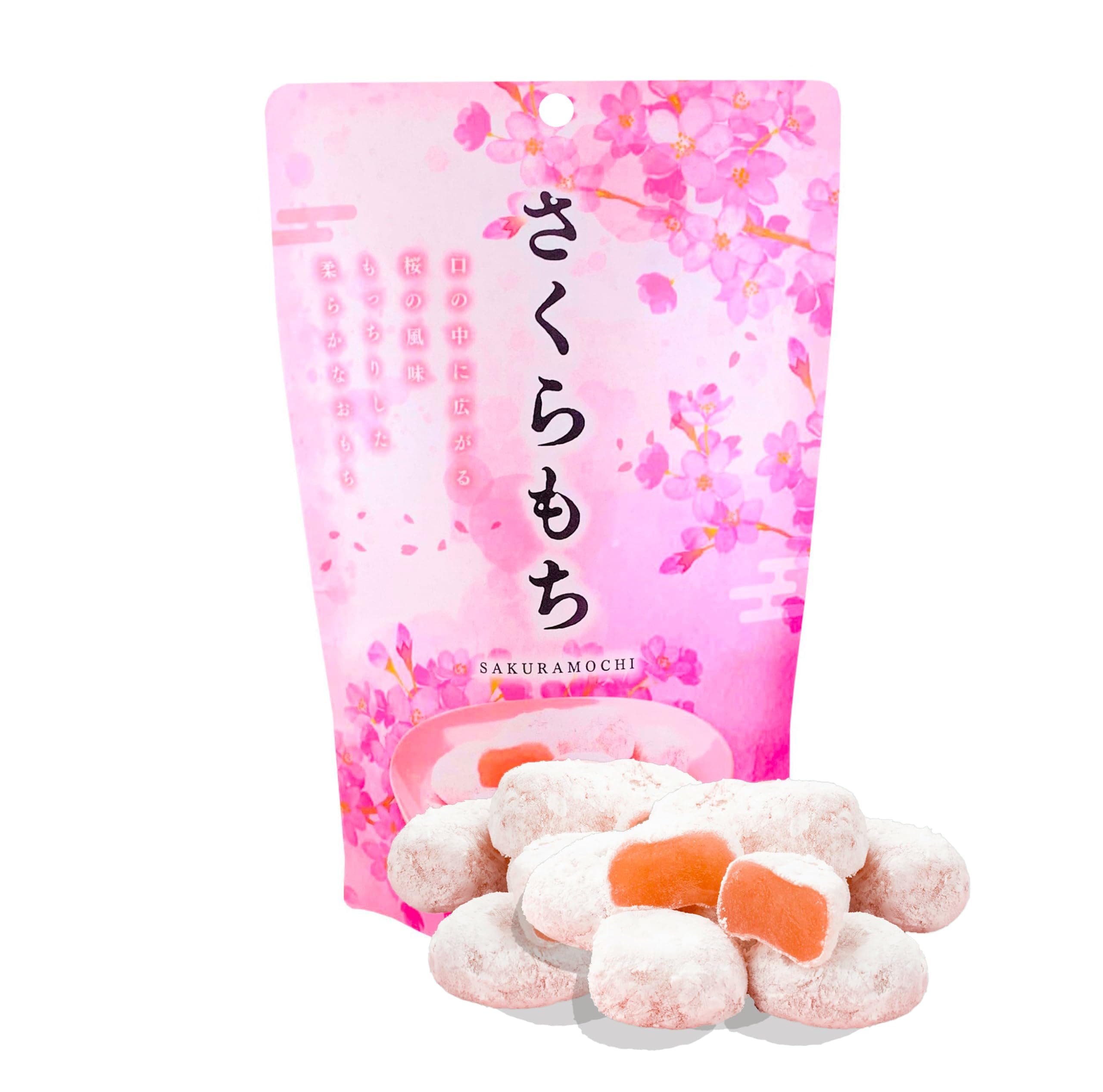 Sakura Mochi Traditional Japanese Wagashi Sweets