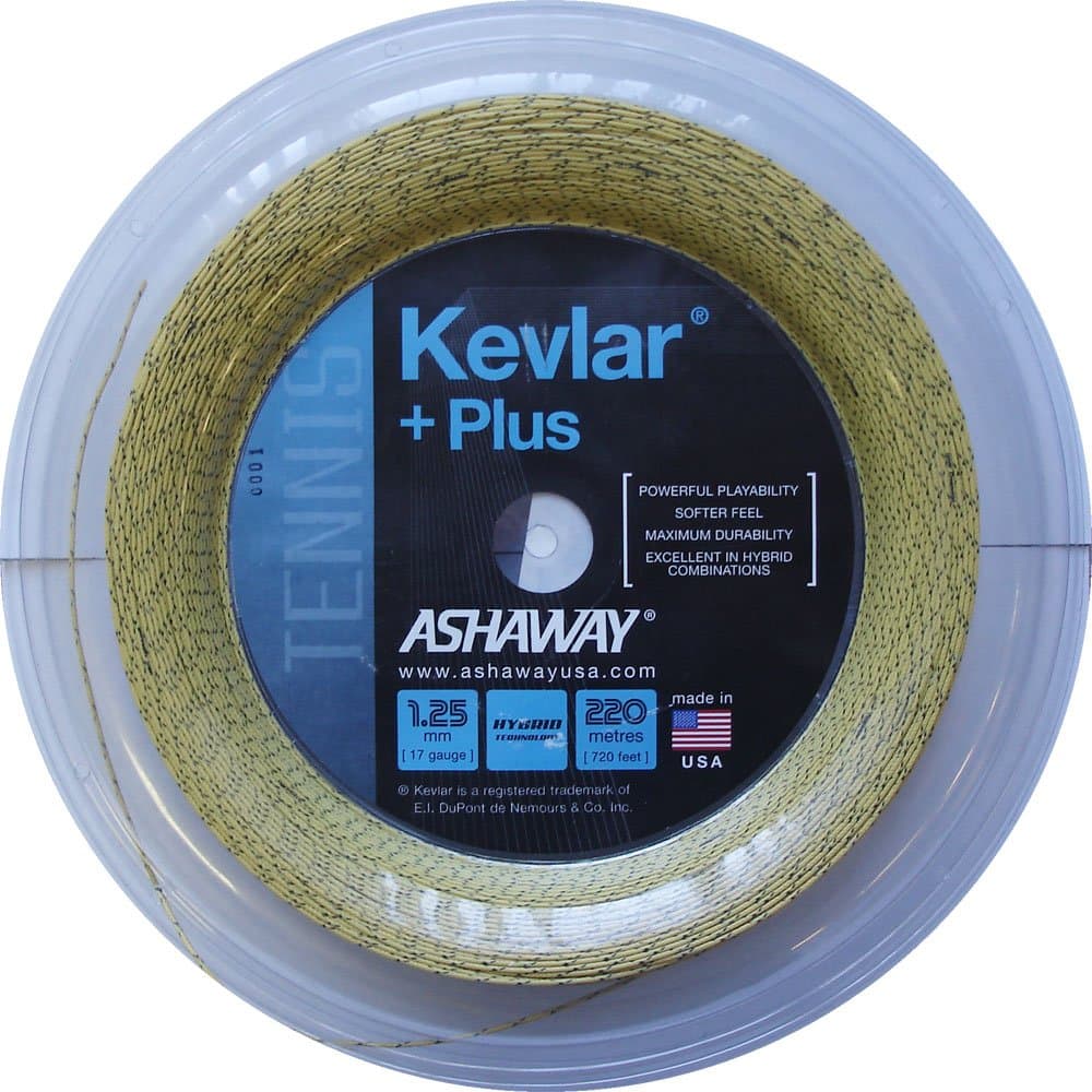 Kevlar Ashaway Plus 17 Reel (720 ft.) Tennis String