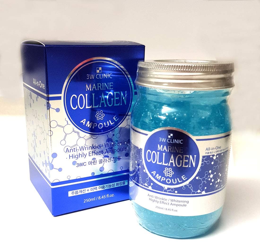[3W CLINIC] Marine Collagen Ampoules 250ml / Wrinkle Remedy / Korean cosmetics