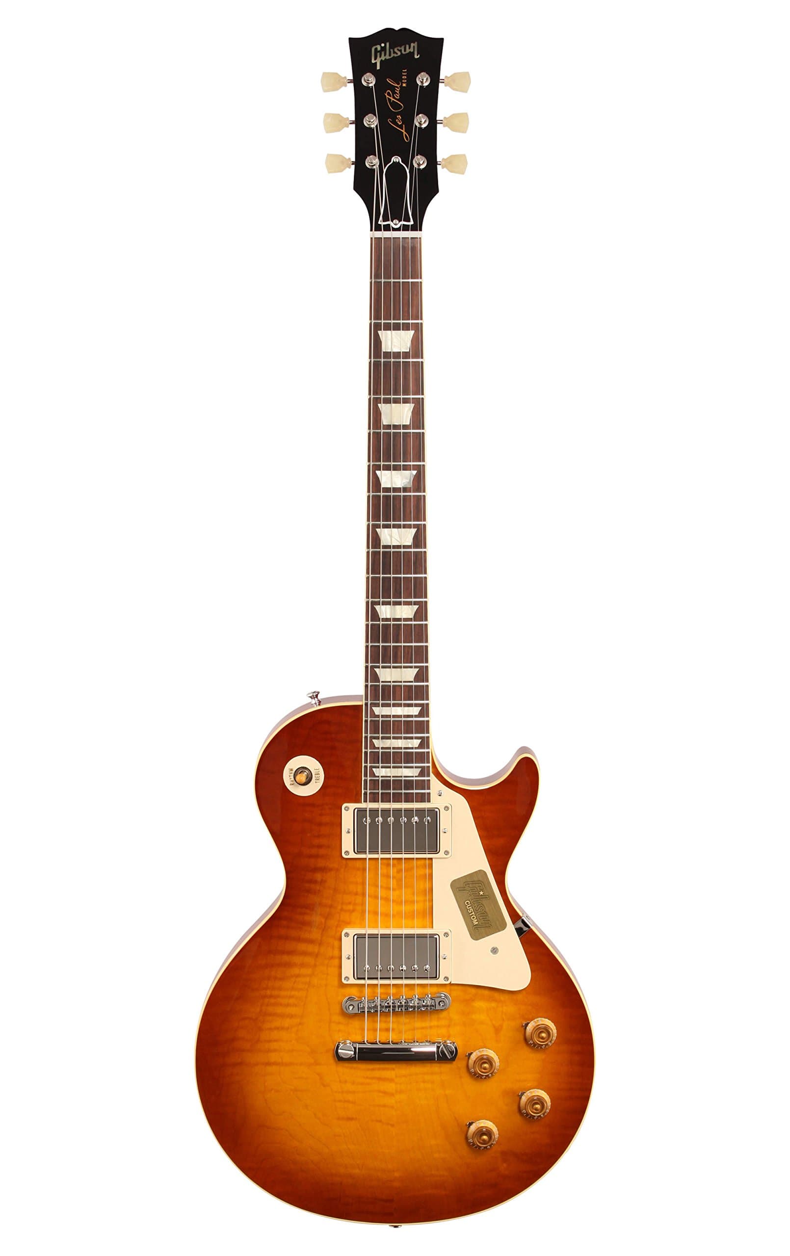 Gibson Custom Shop LPR94ITNH1 1959 Les Paul Reissue GLOSS Solid-Body Electric Guitar, Ice Tea