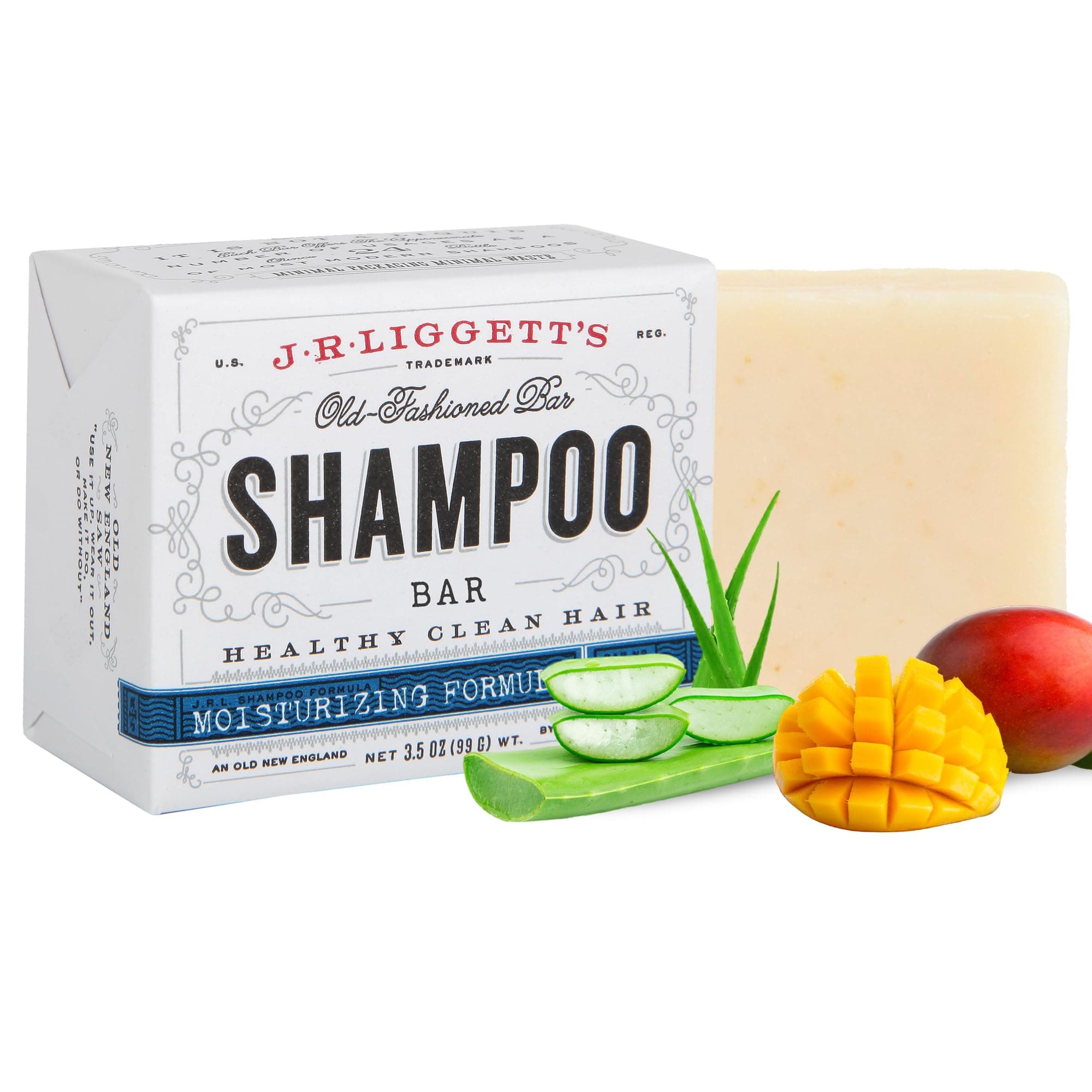 J.R. Liggett Bar Shampoo Moisturizing Hair Formula