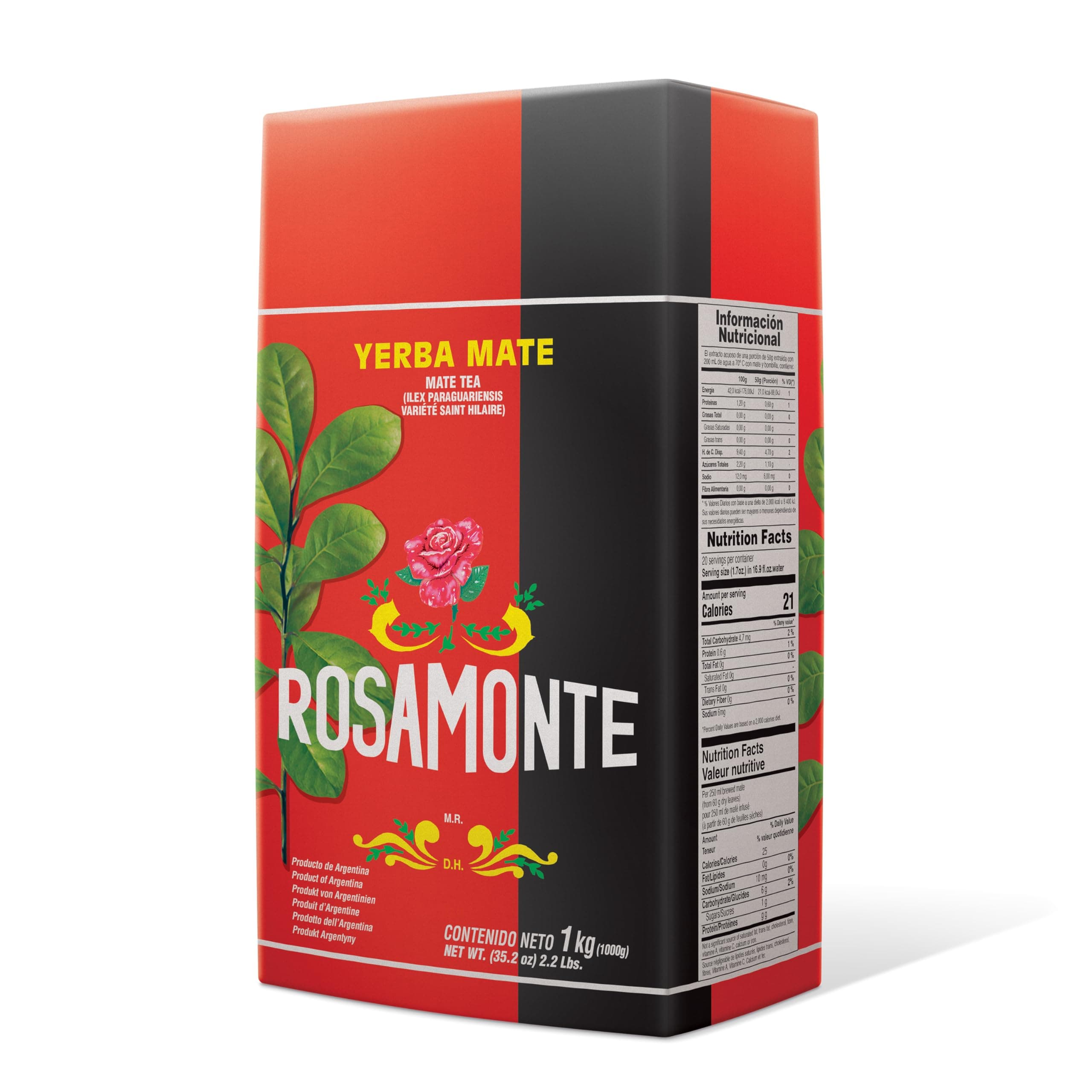 Yerba Mate Rosamonte - 3 bags of 2.2 Lbs each