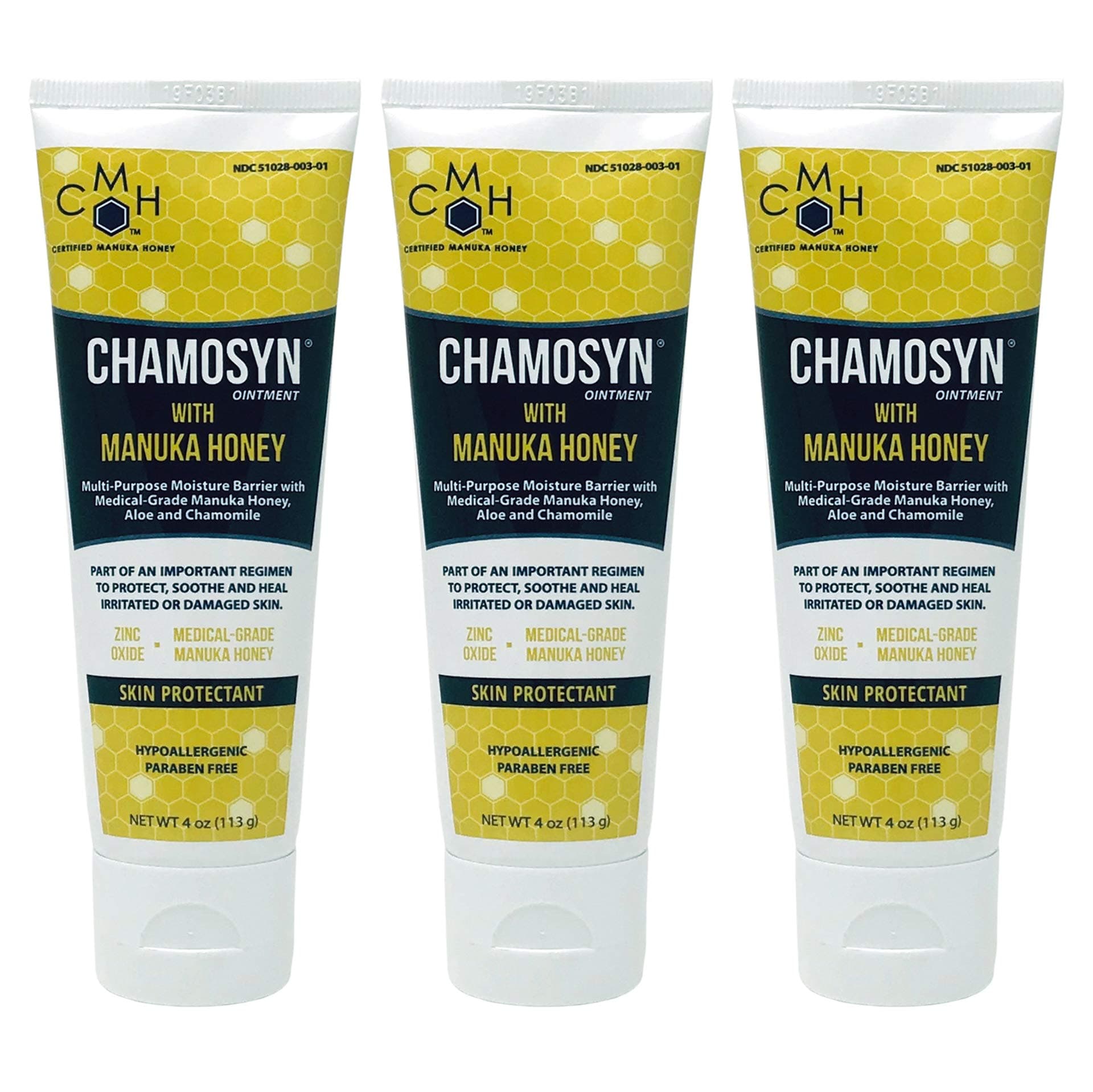 Chamosyn Ointment Skin Barrier, 4oz - 3-Pack