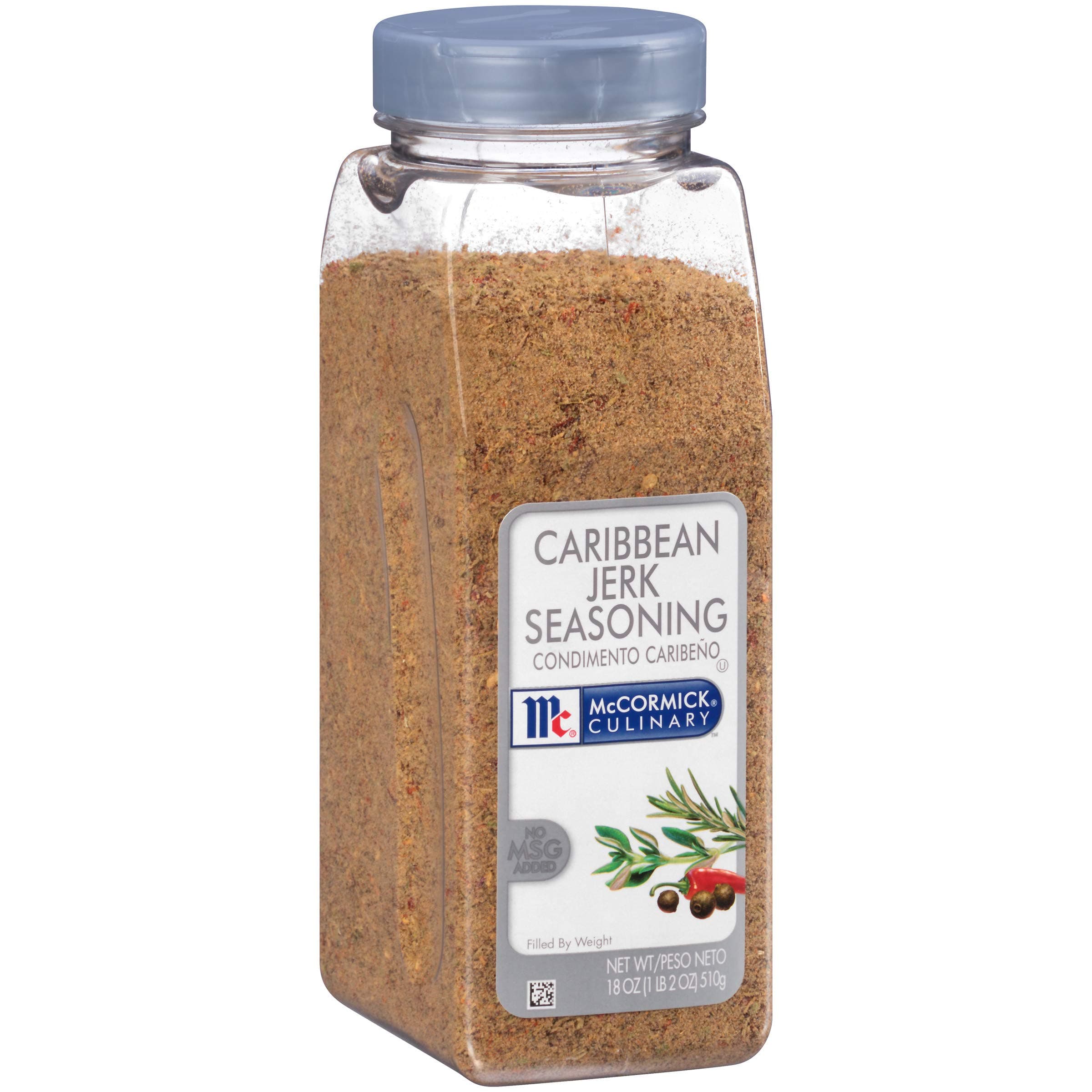 Caribbean Jerk Seasoning, 18 oz - One 18 Ounce Container Jamaican Jerk Seasoning, Perfect on Meats, Roasted Vegetables, Marinades and Caribbean Inspired Recipes