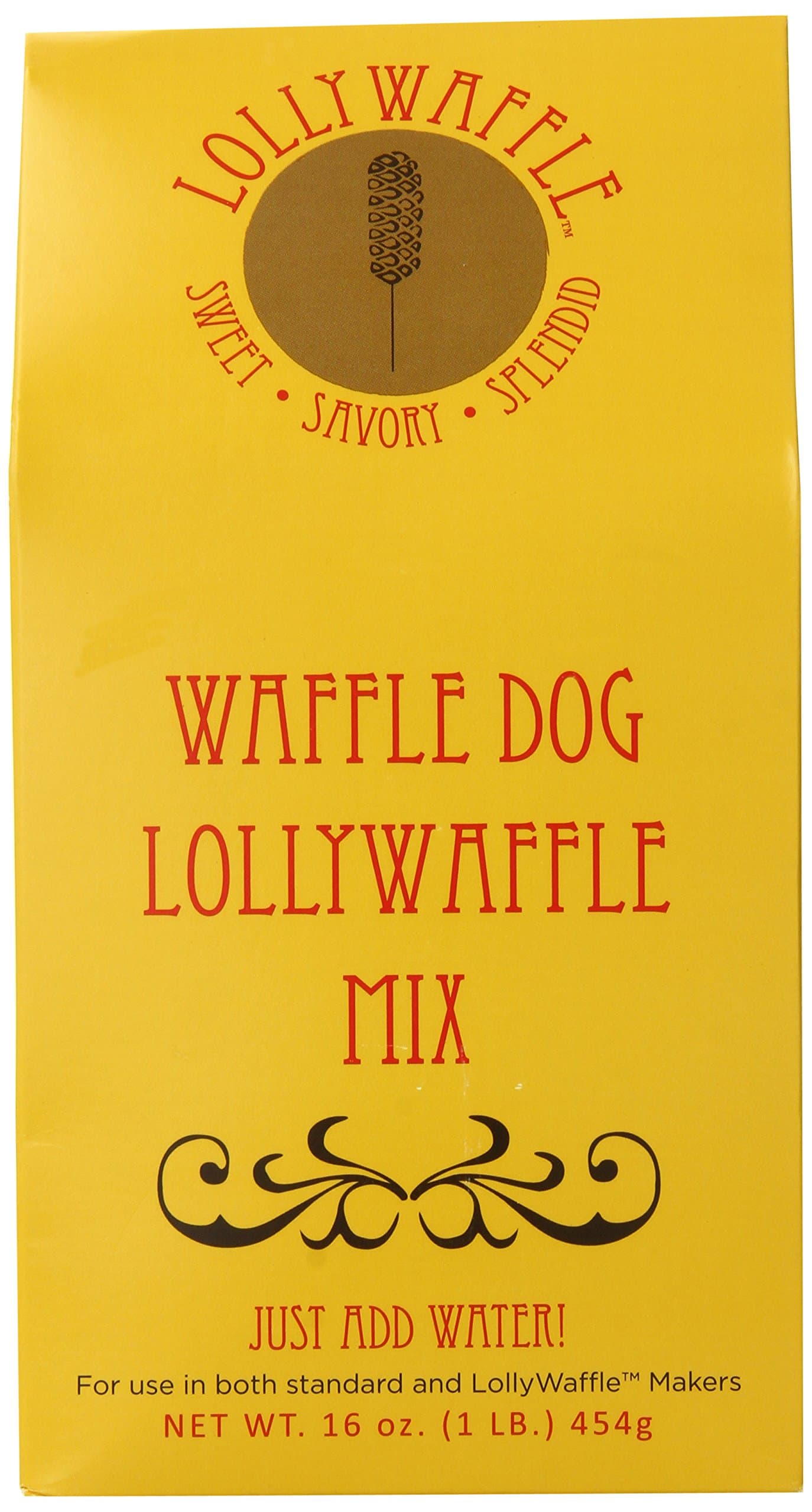 LollyWaffle Waffle Dog Waffle Mix, 1 Lb.