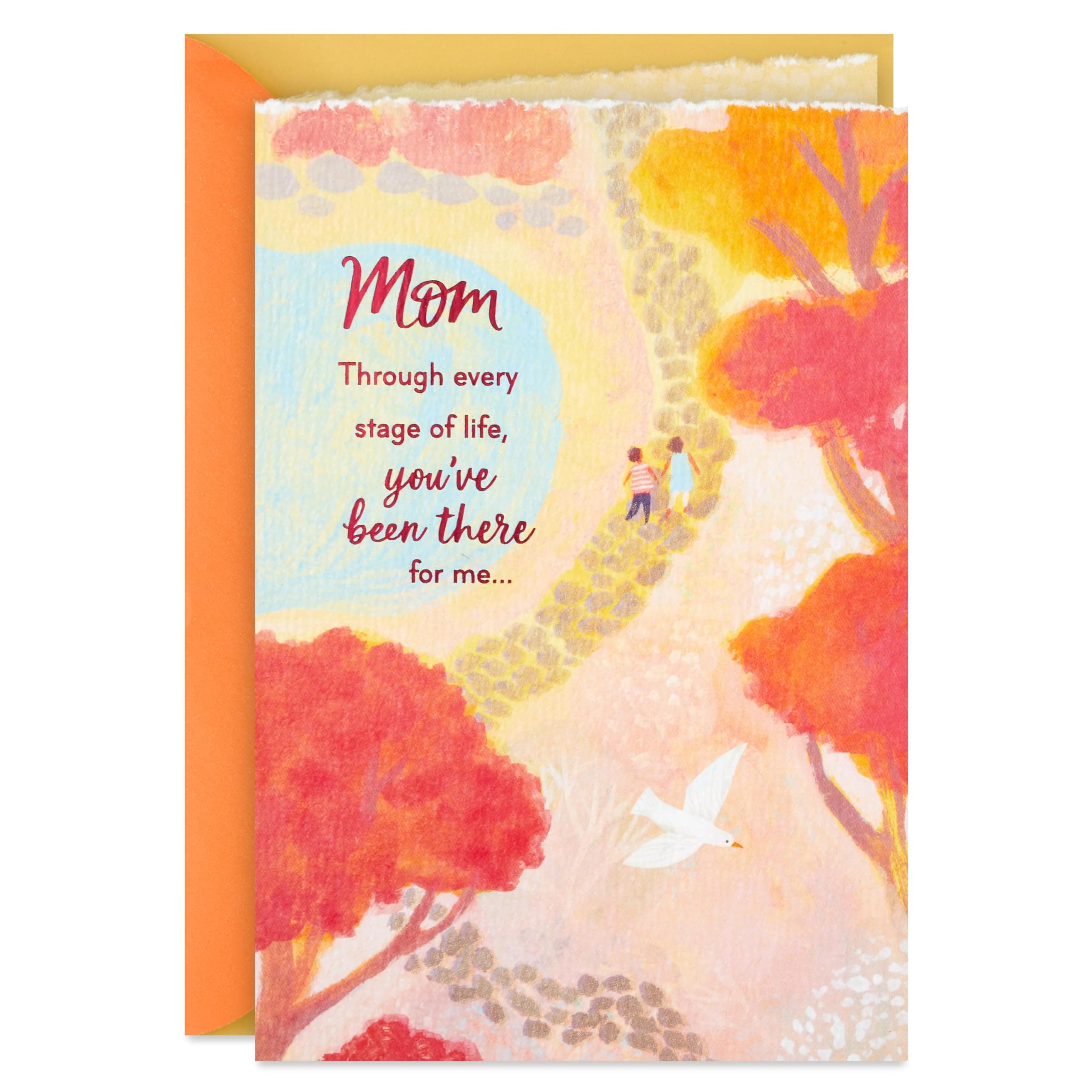 Mother's Day Card (There for Me) for Mom Birthday, Thank You, Any Occasion