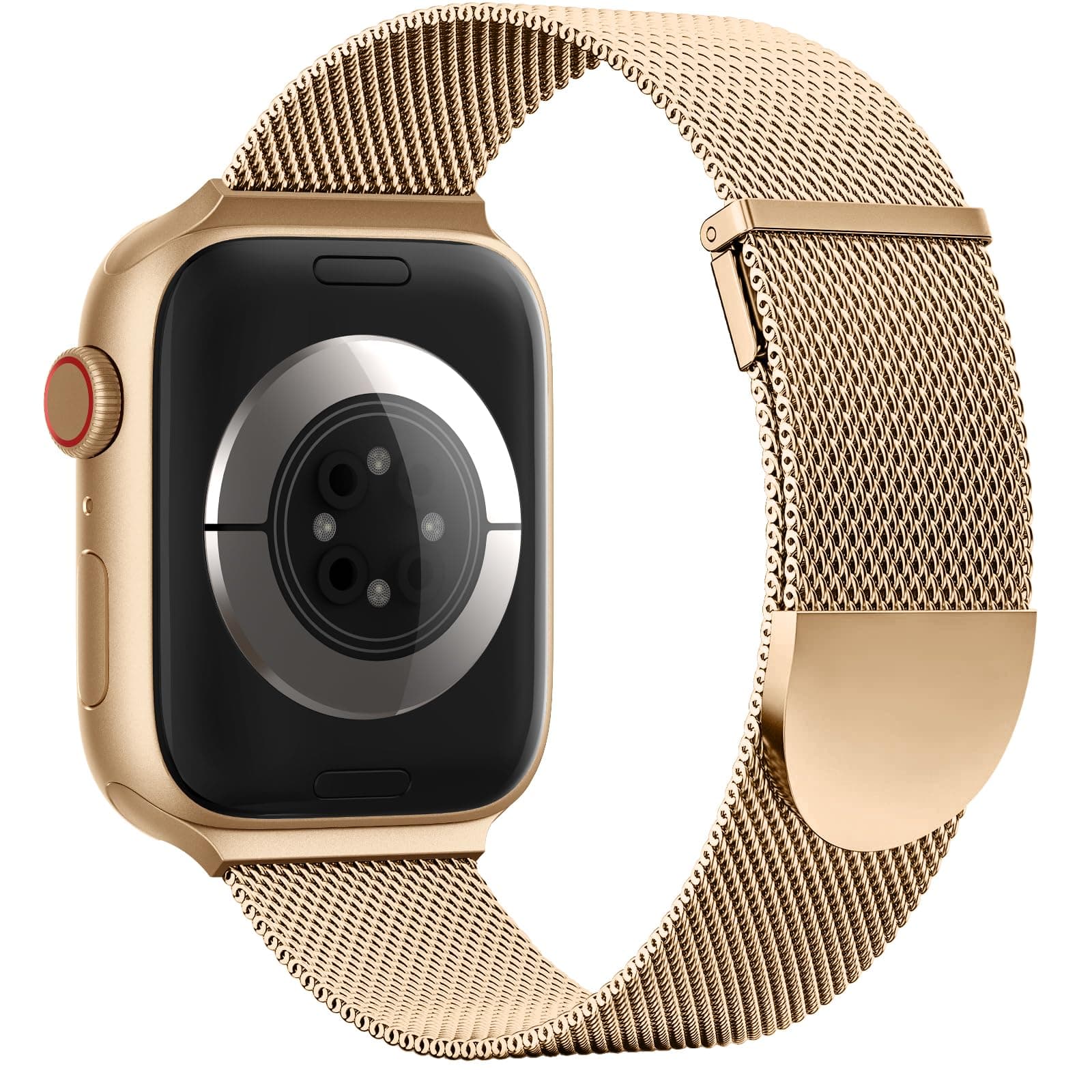 Higgs Strap Compatible with Apple Watch Straps 42mm 46mm 45mm 44mm 41mm 40mm 38mm 49mm for Women Men, Dual Magnetic Adjustable Metal Band for iWatch Series 11 10 9 8 7 6 5 4 SE Ultra 3 2 1