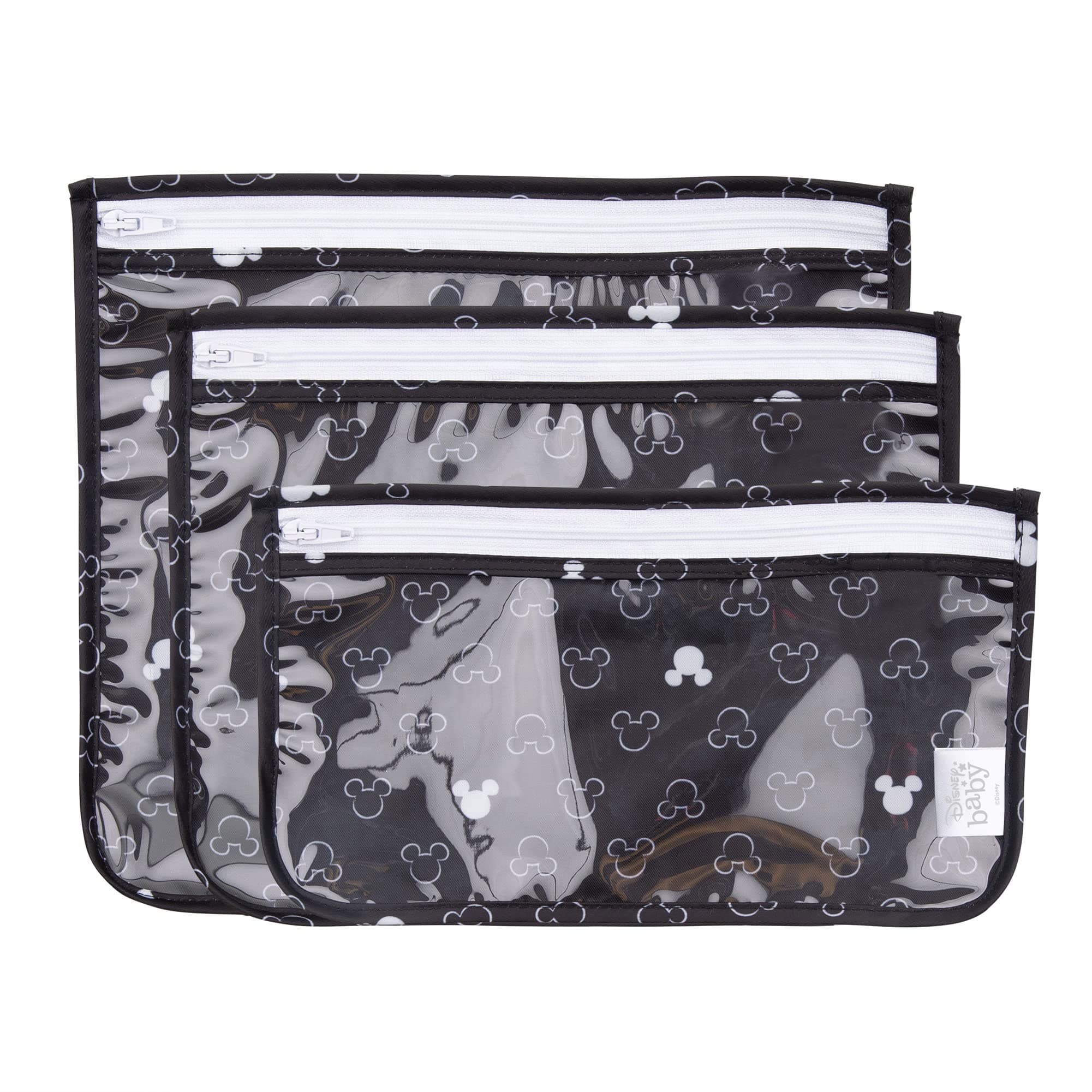 Travel Bag, Toiletries, TSA Approved Zipper Bag, Quarter Size Clear Baby Diaper Organizer Bag