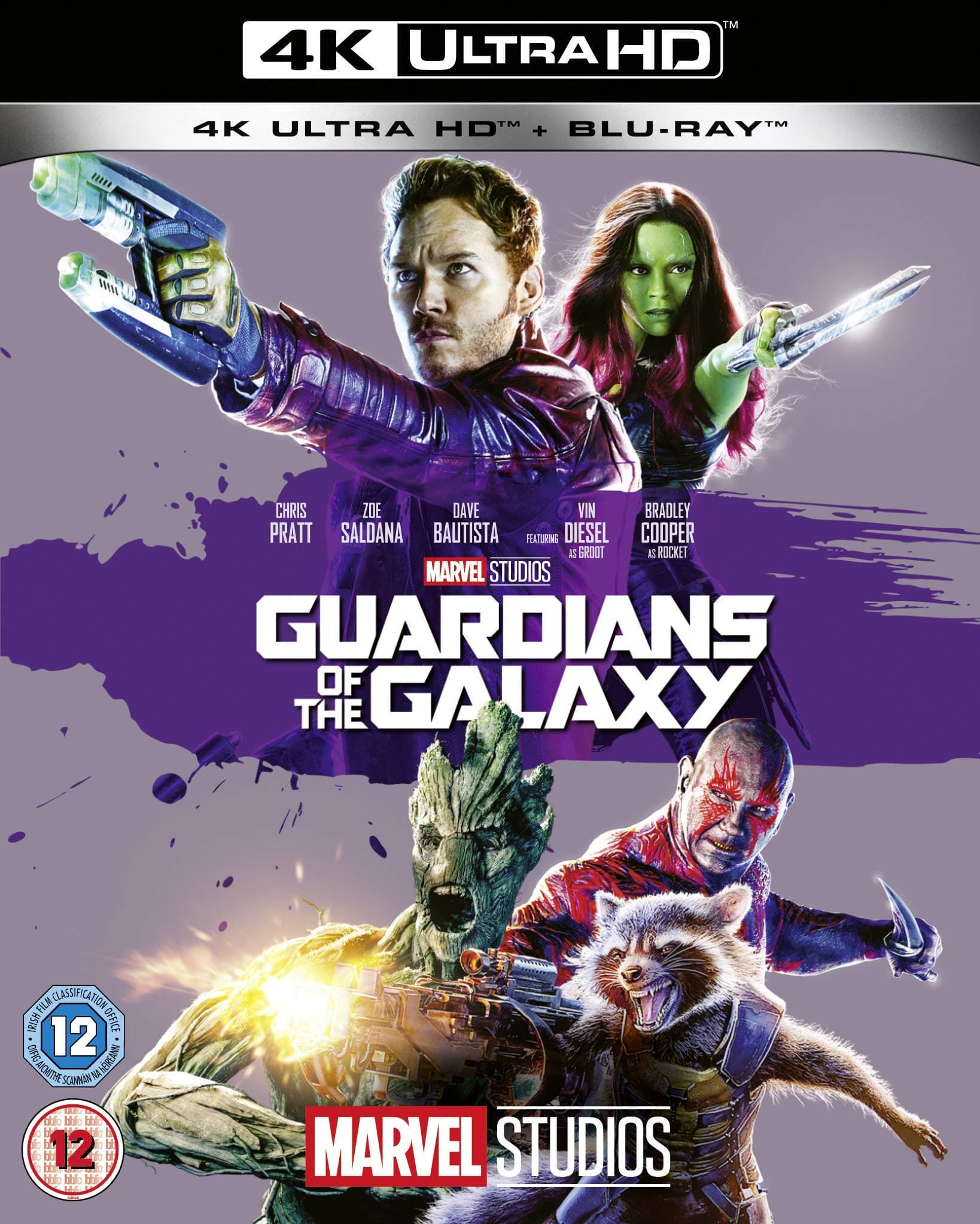 Marvel Studios Guardians of the Galaxy UHD [Blu-ray] [2020] [Region Free]