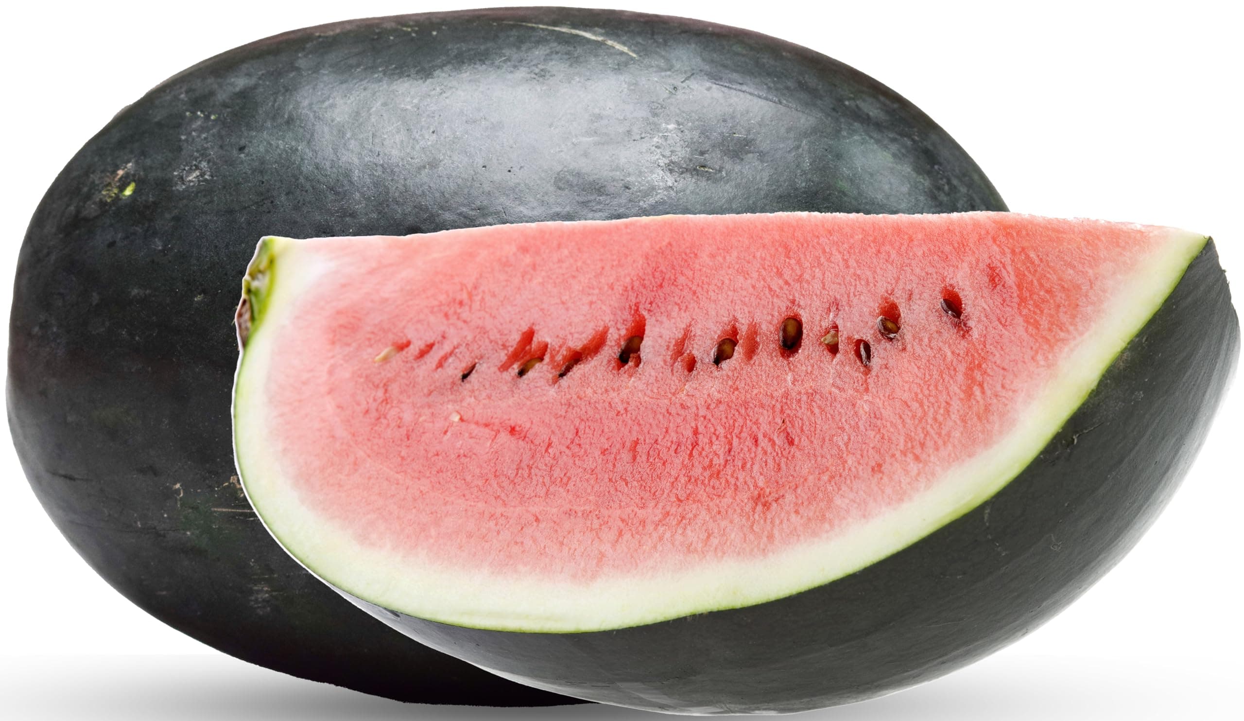 50 Black Diamond Watermelon Seeds for Planting - Heirloom Non-GMO Fruit Seeds for Planting - Grows Big Giant Watermelons Averaging 30-50 lbs