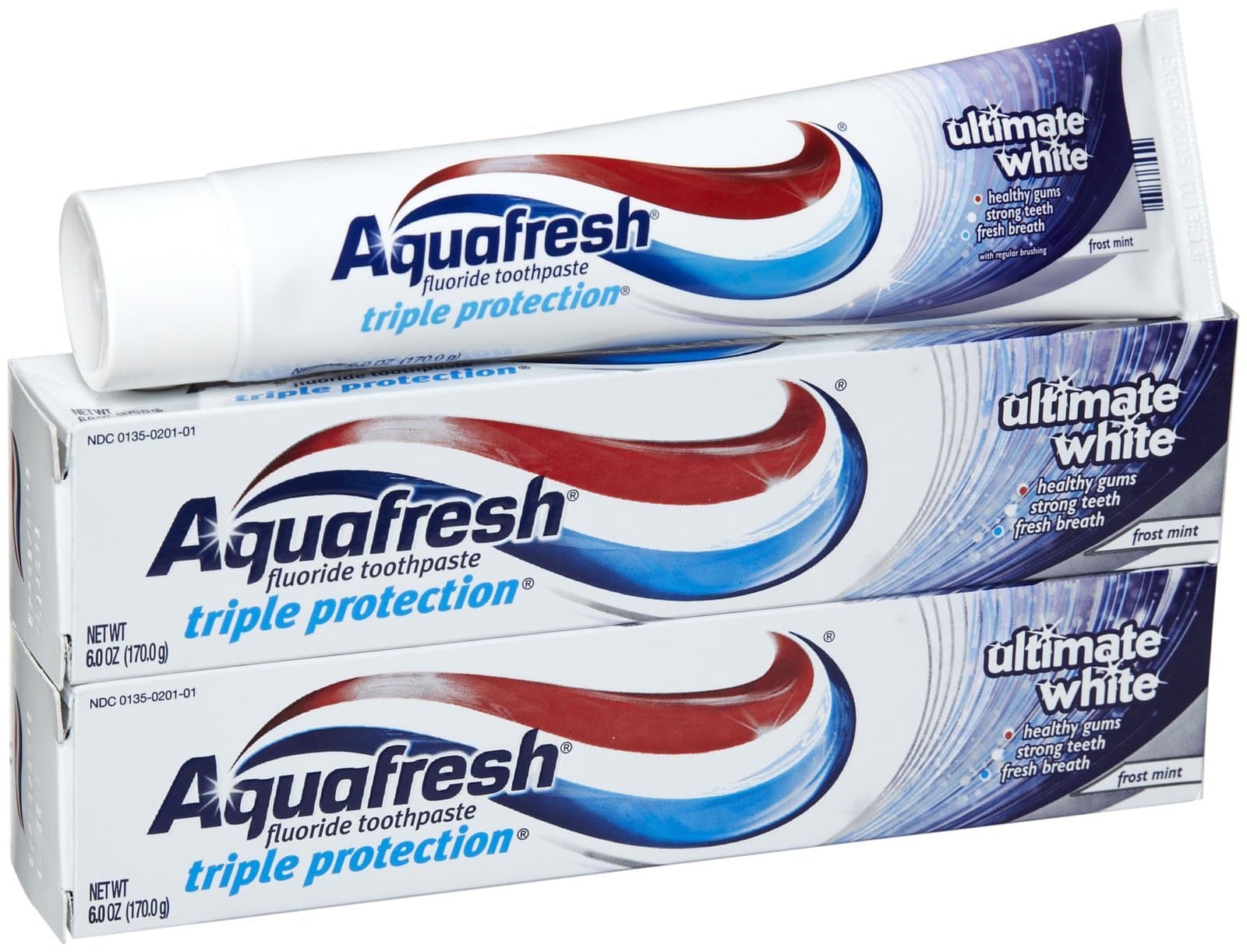 Aquafresh Ultimate White Fluoride Toothpaste for Cavity Protection, 6 ounce