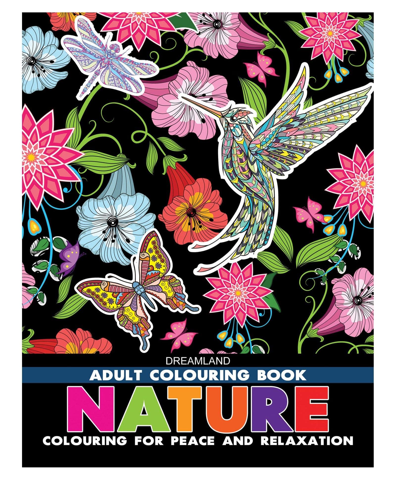 Nature - Adult Colouring Book for Peace & Relaxation