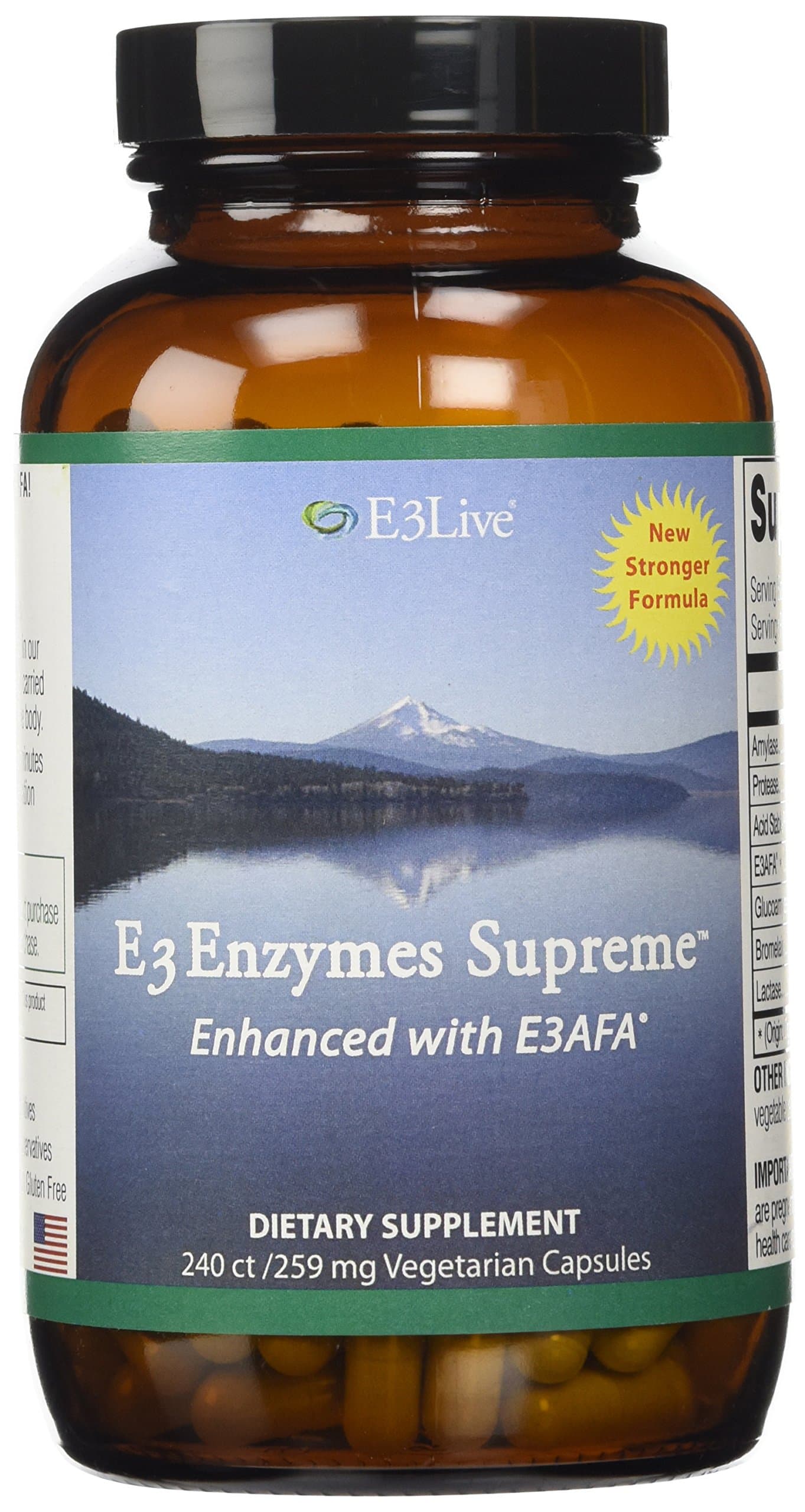 E3 Enzymes Supreme 240 Count 1 Bottles