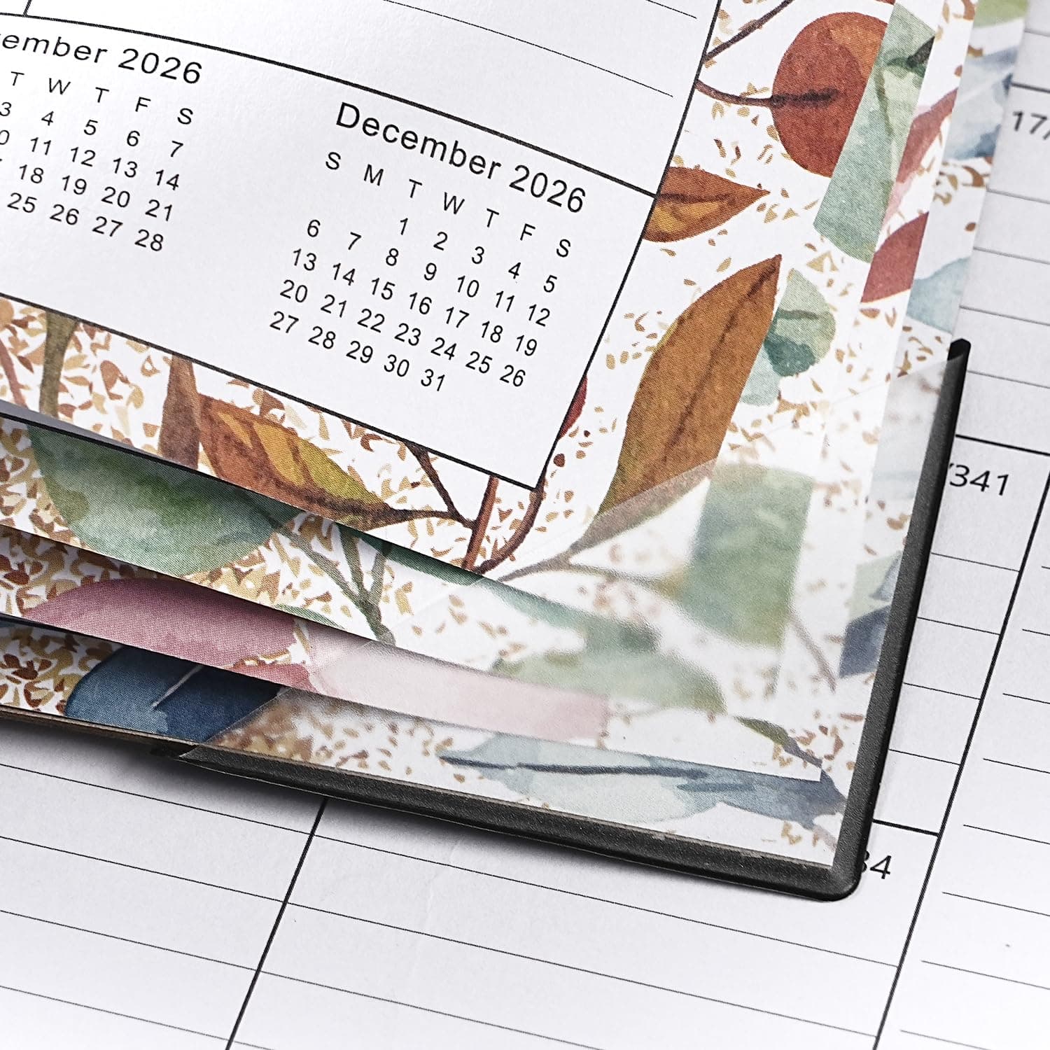 2026 Desk Calendar - Desk Calendar from January 2026 - December 2026, 12" x 17", 12 Monthly Calendar, 2026 Calendars with Protector Corner, Large Blocks
