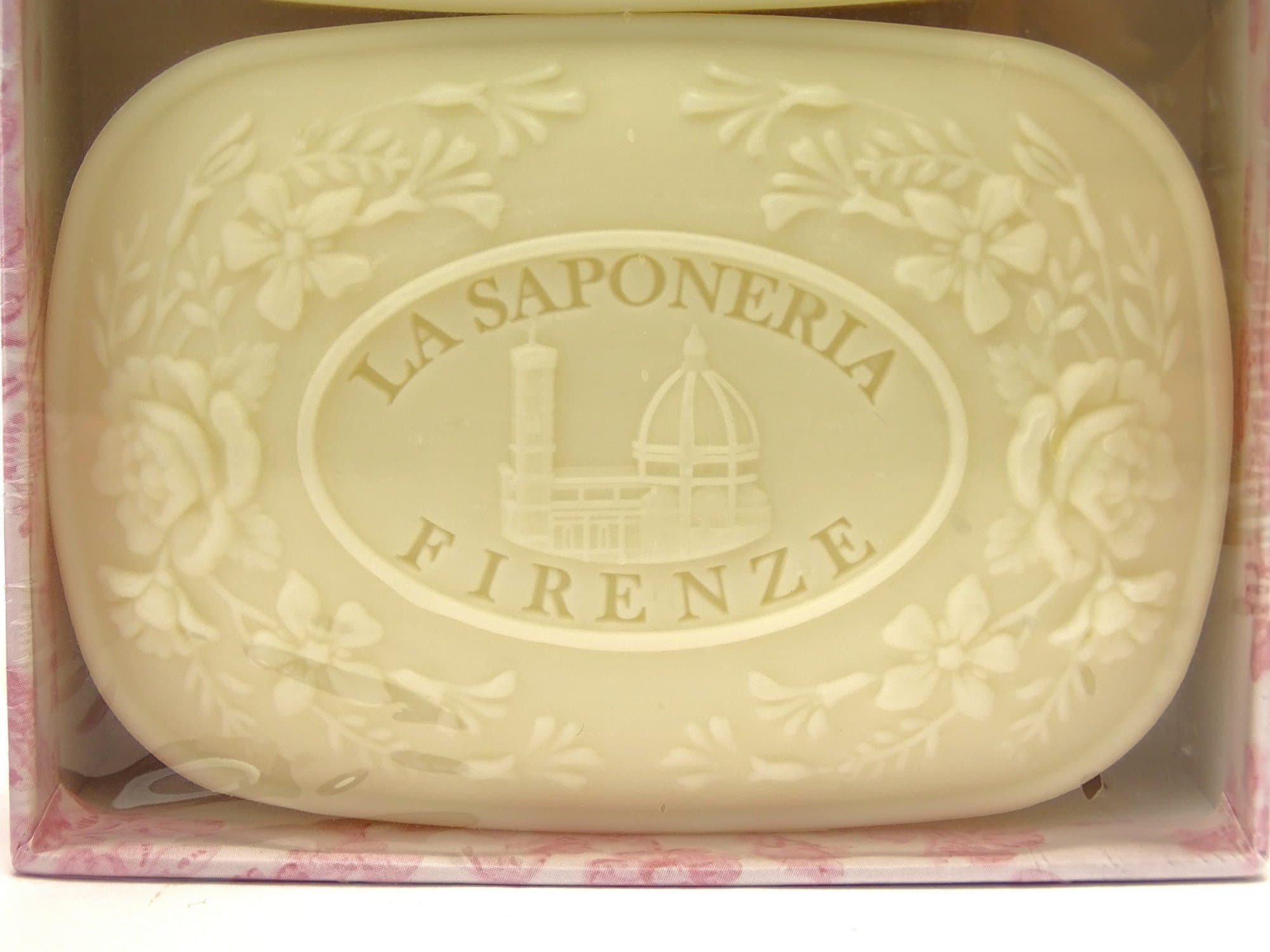 Saponificio Artigianale Fiorentino Firenze Rose Carved Soap Gift Set 3 x 150g (5.29 oz)