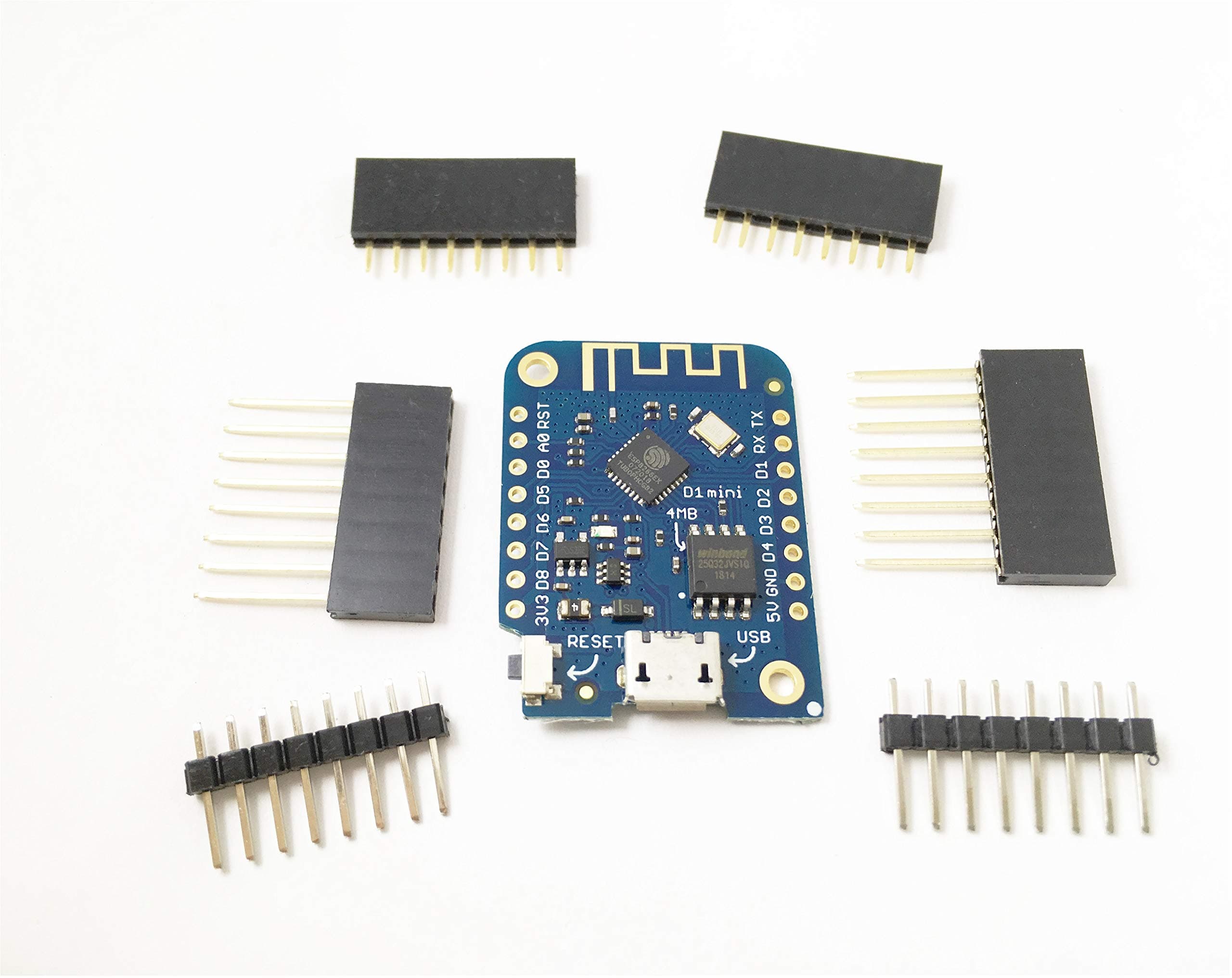 D1 Mini V3.1.0 WiFi IoT Development Board MicroPython Nodemcu Arduino Compatible (D1 Mini V3.1.0)
