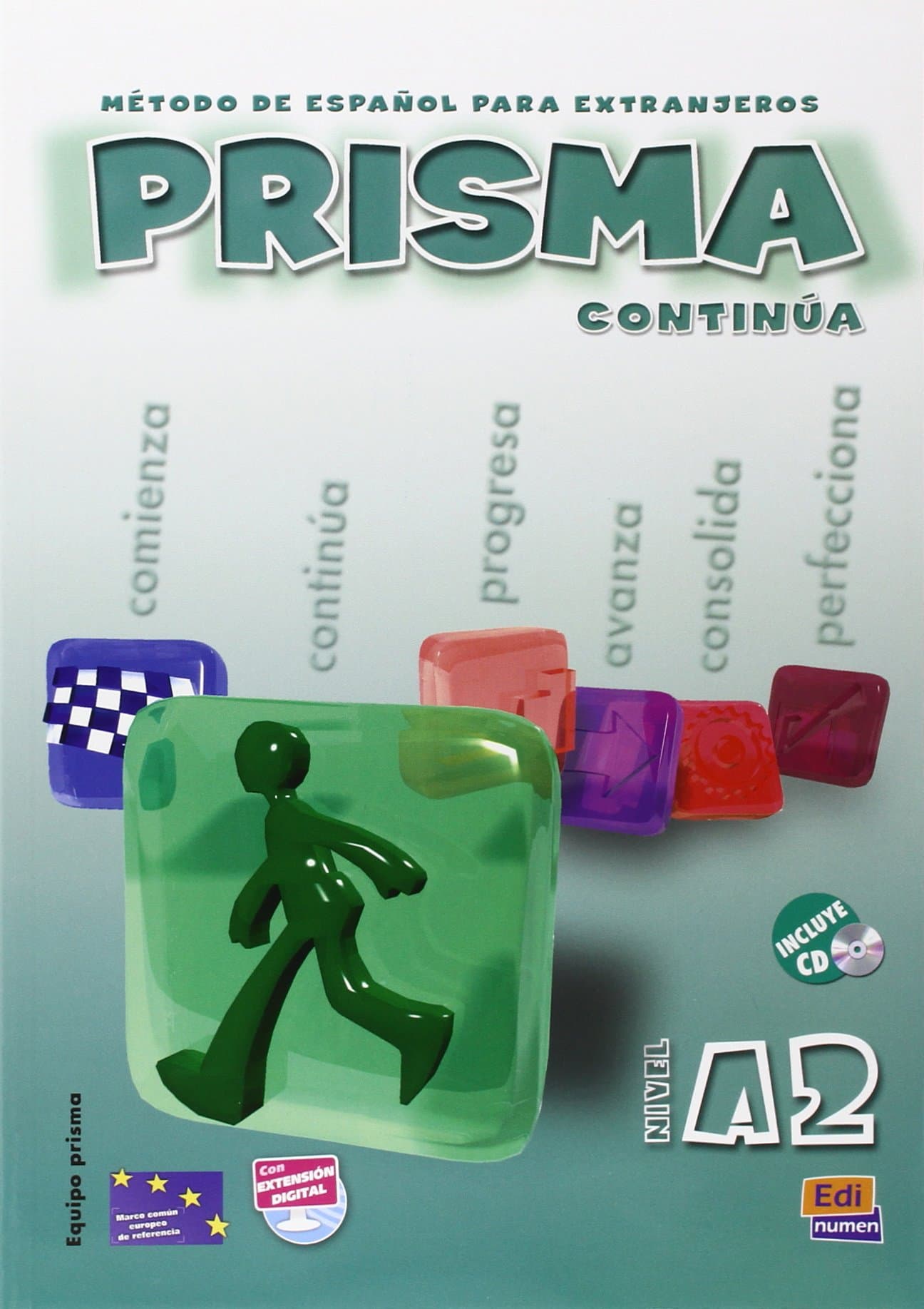 Prisma A2 Continua: Student Book + CD Paperback – 30 May 2007