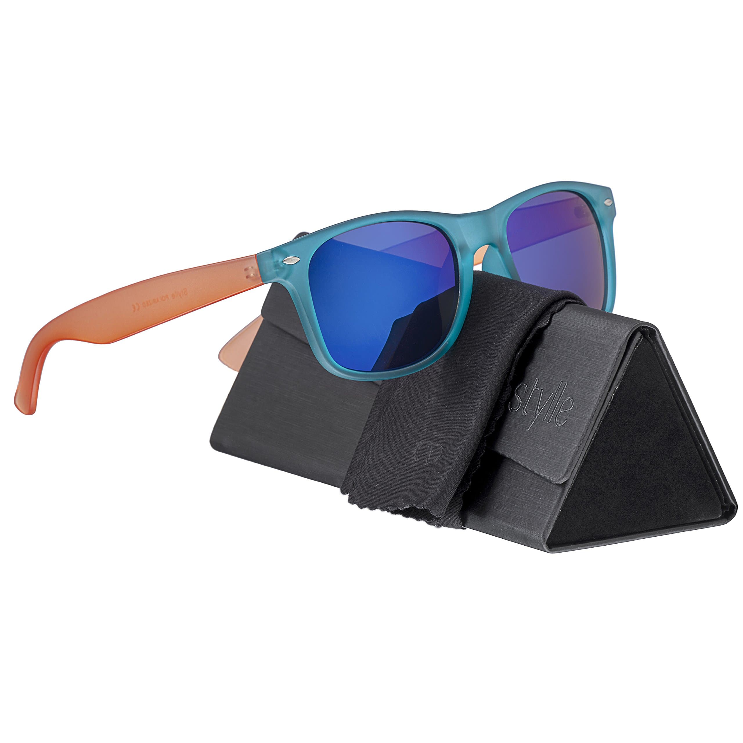 Polarized Eyewear Shiny Wayfarer Style Sunglasses Various Colors