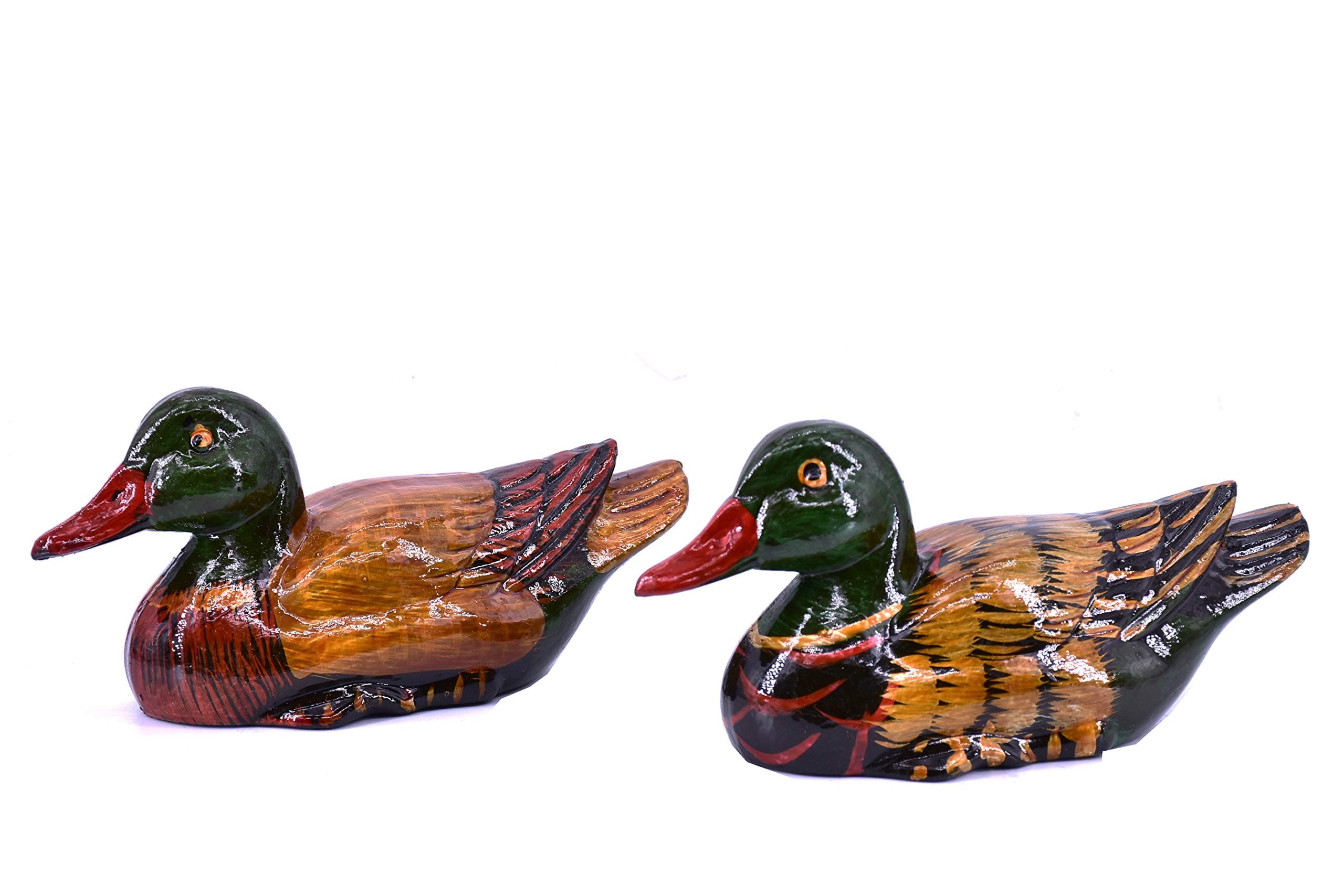 LHR trading inc Feng Shui Pair Mandarin Ducks for Love & Fidelity Resin (4 1/2 inch Big Size)