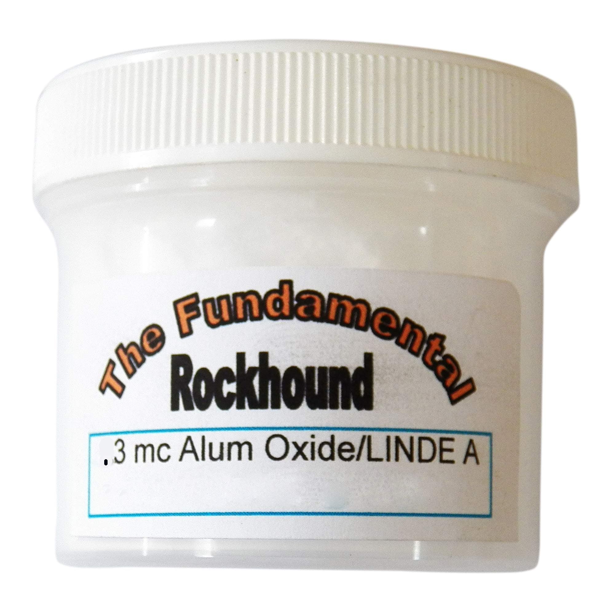 Fundamental Rockhound products: 4 oz .3 Micron Aluminum Oxide Linde A - Lapidary Rock Polish