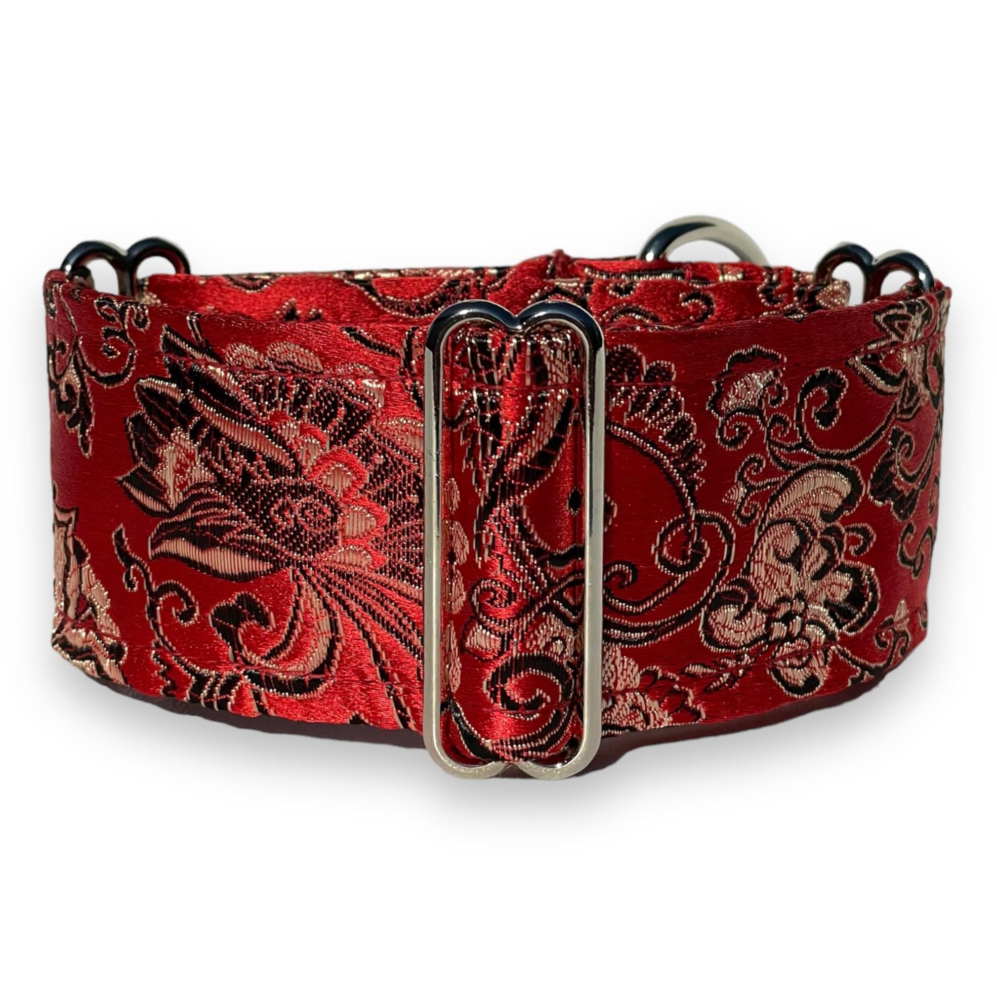 Extra Soft Martingale Dog Collar for Greyhound Saluki Whippet and Other Breeds with Similar Neck 2" Wide (11"-14")