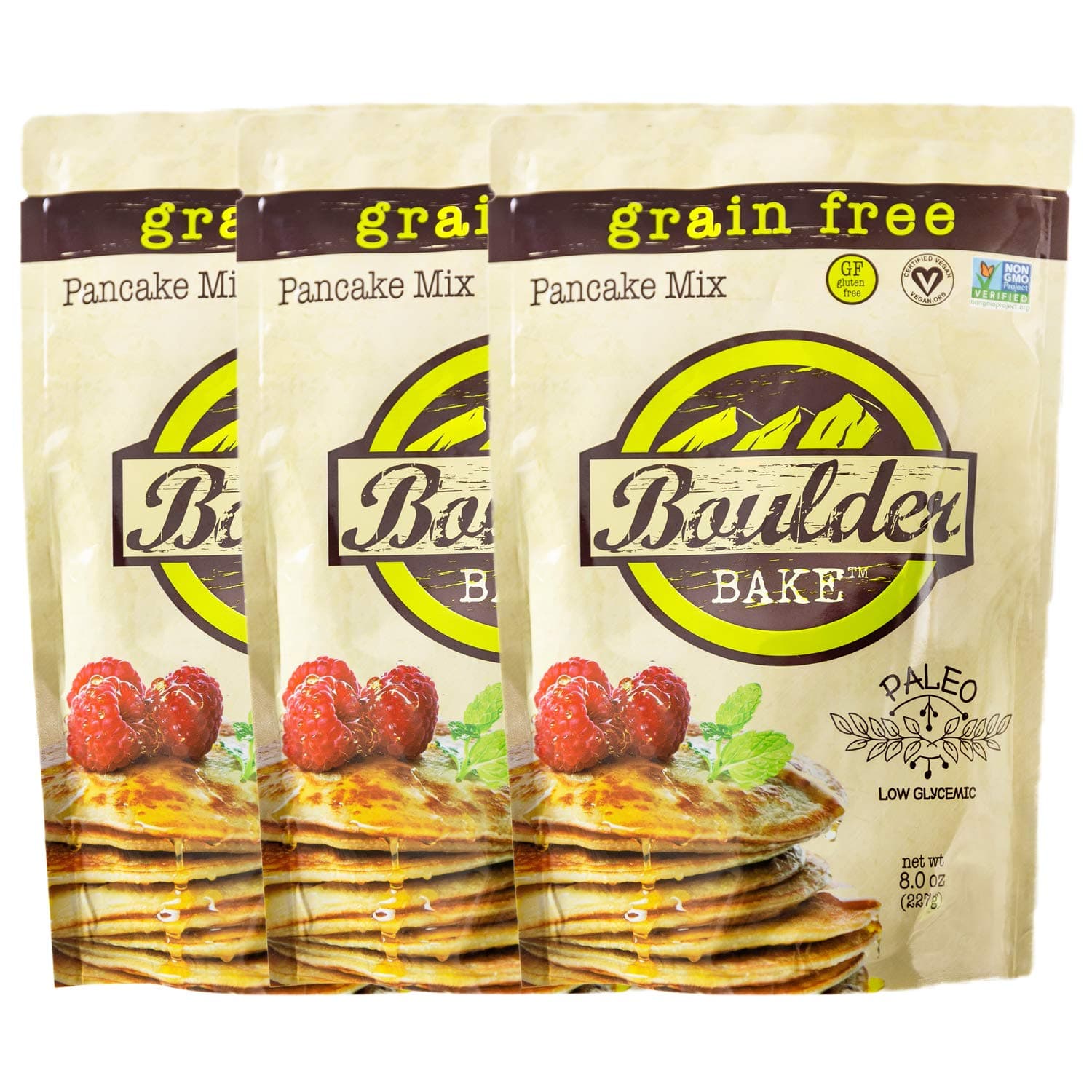 Pancake Baking Mix, Boulder Bake - grain and gluten free, vegan, and paleo