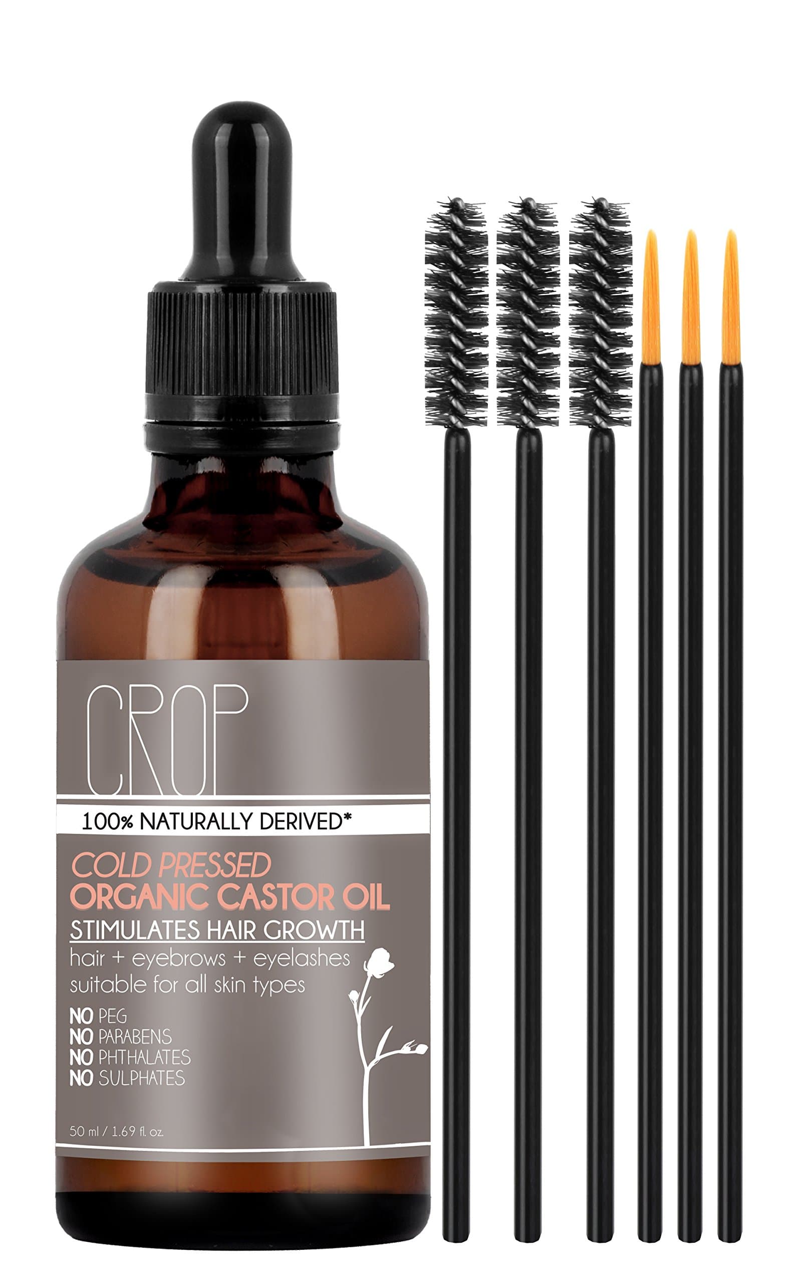 CROP Pure Organic, Castor Oil, 1.69 Fluid Ounce