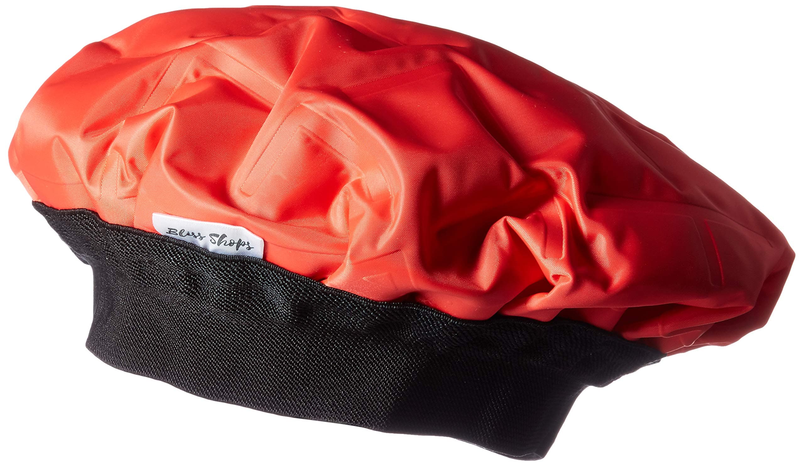 Cordless Deep Conditioning Heat Cap - Hair Treatment Steam Cap - Heat Therapy and Thermal Spa Hair Steamer Gel Cap - Red