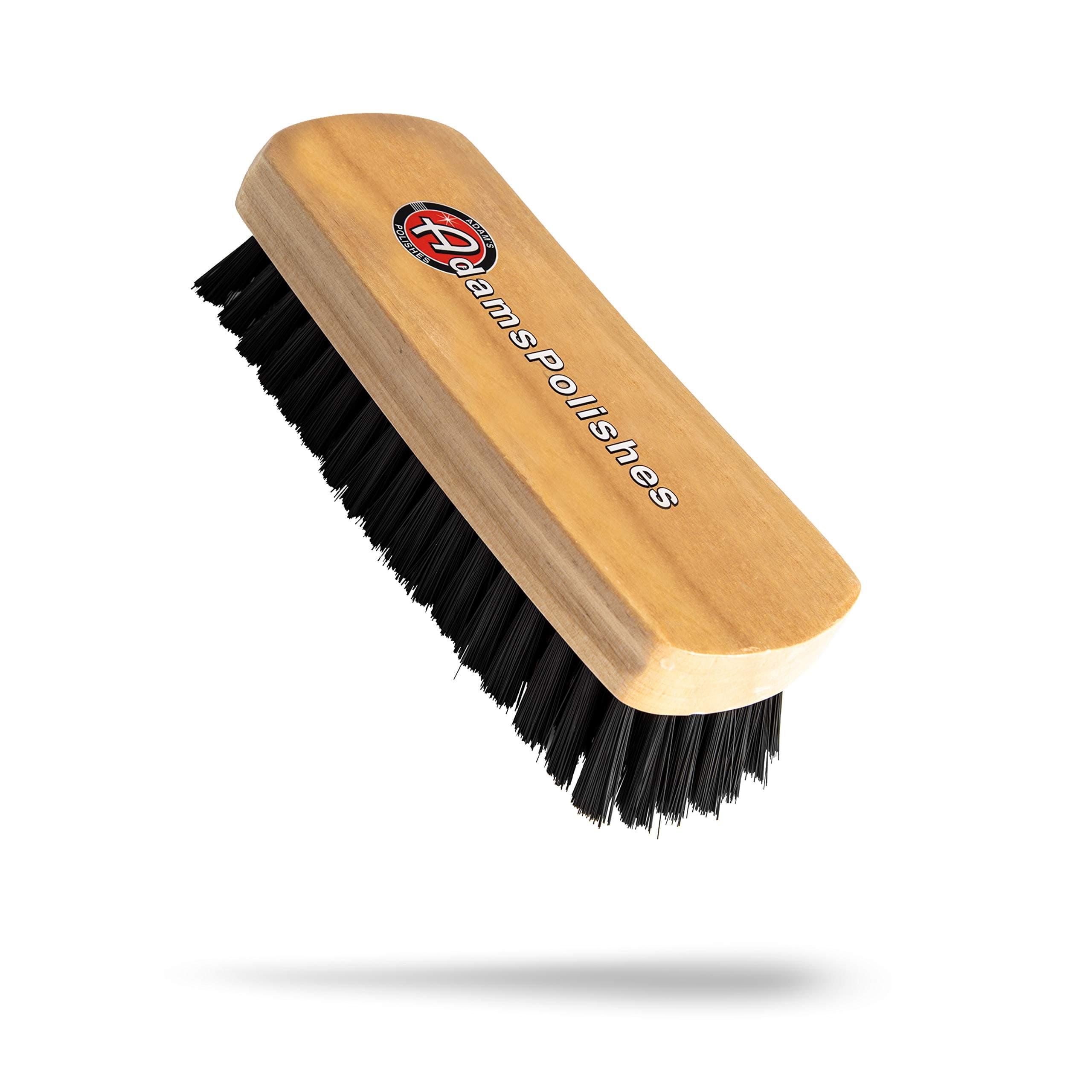 Adam's Cockpit Brush - Designed To Deep Clean Carpet & Upholstery, Leather Interior Without Harming Your Interior Surfaces - Durable Premium Quality Nylon Bristles