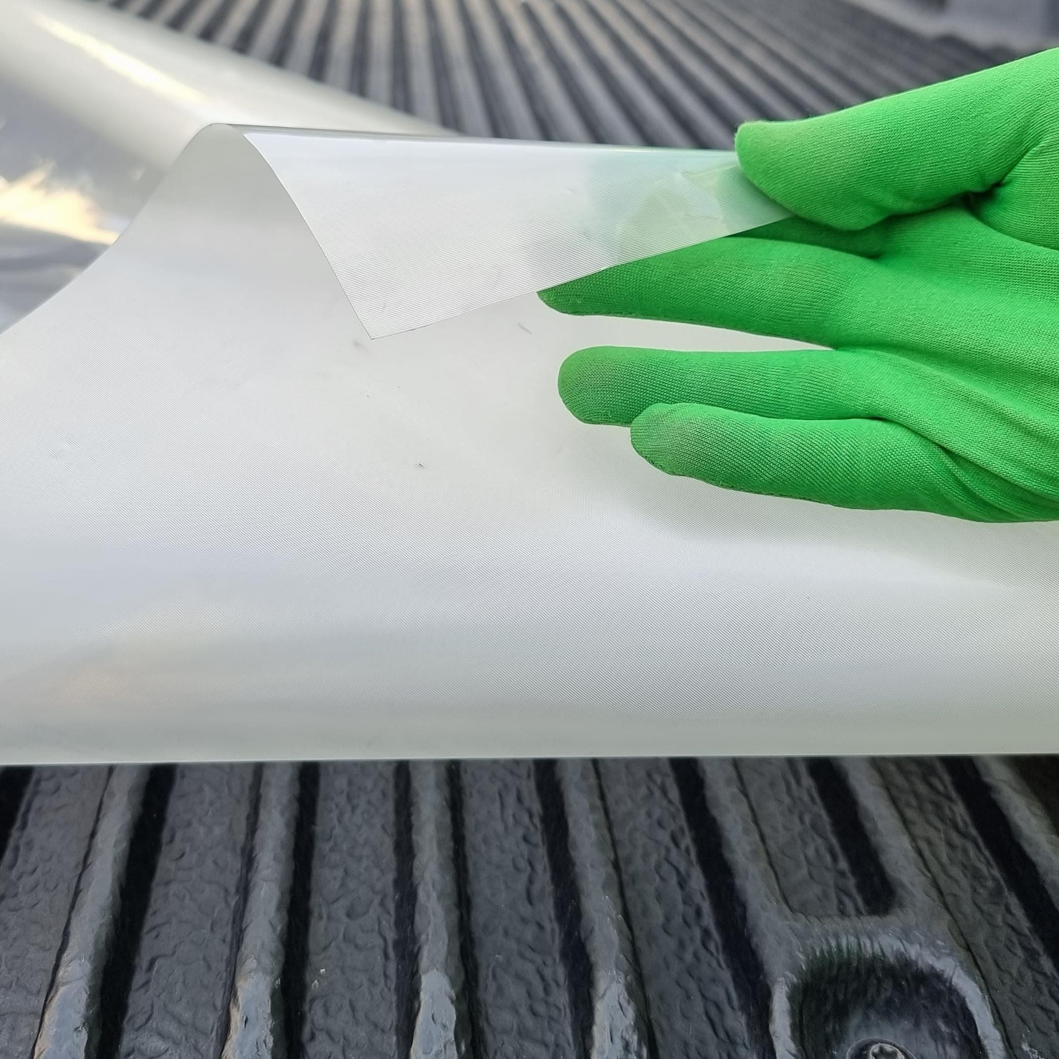 Flexible Lens Sheet Film - 65 LPI, Magic Tricks, Holographic Magic Tricks, 3D Flip Image Printing, Illusion on Cylinders, Suitable for Wearable Applications (Soft Lenticular 47x47 Inches 65LPI)