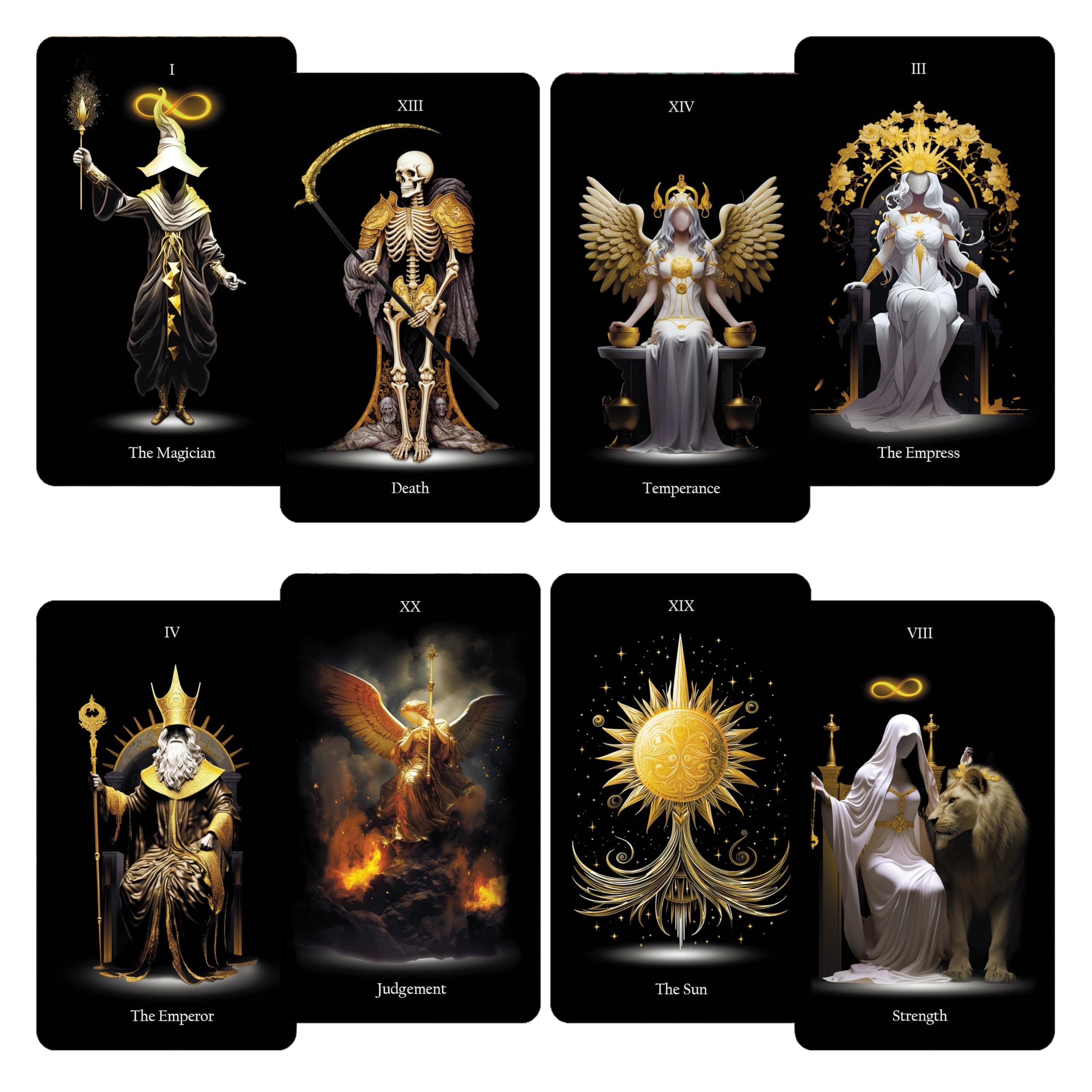 Tarot Cards, 78 Tarot Deck with Gold Edges, OriginalLost Soul Tarot Cards for Beginners and Experts with Guide Book and Gift Bag, Fortune Telling Game, Divination Tools for All Skill Levels.