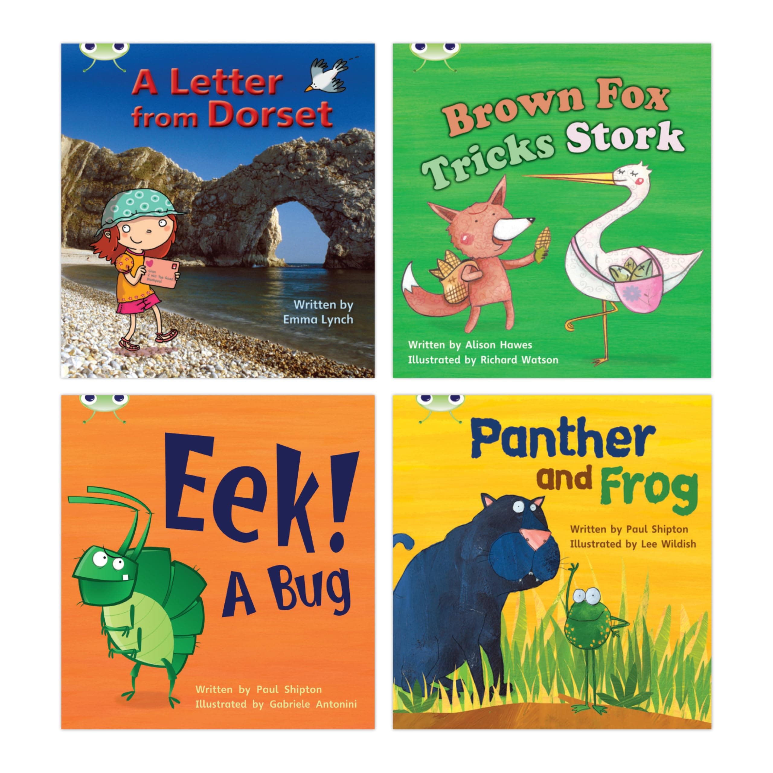 Learn to Read at Home with Bug Club Phonics: Pack 5 (Pack of 4 reading books with 3 fiction and 1 non-fiction) (Phonics Bug)