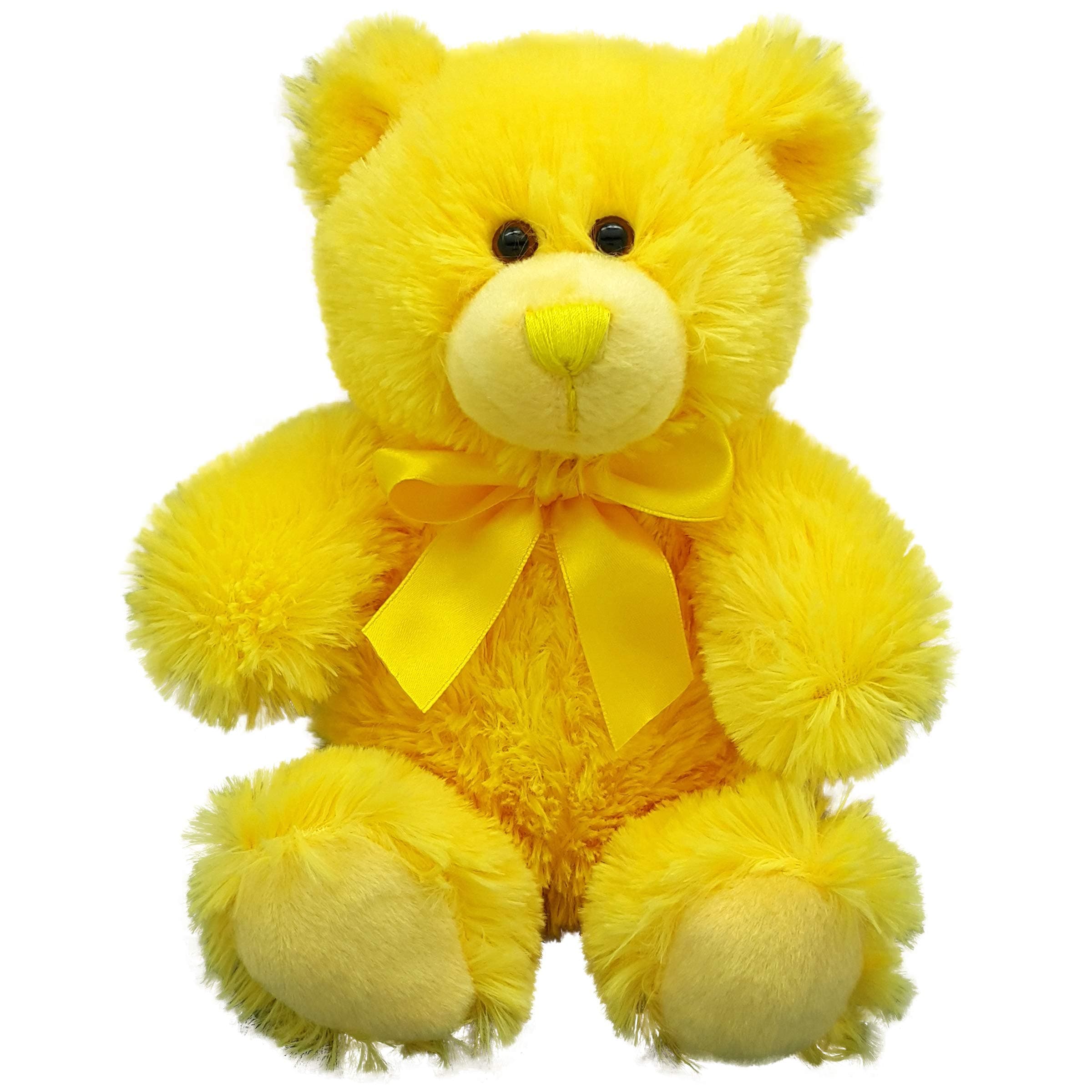 Anico 8" Yellow Teddy Bear – Soft Plush Yellow Bear, Small Bear, Perfect for Kids, Birthdays, Holidays, and More!