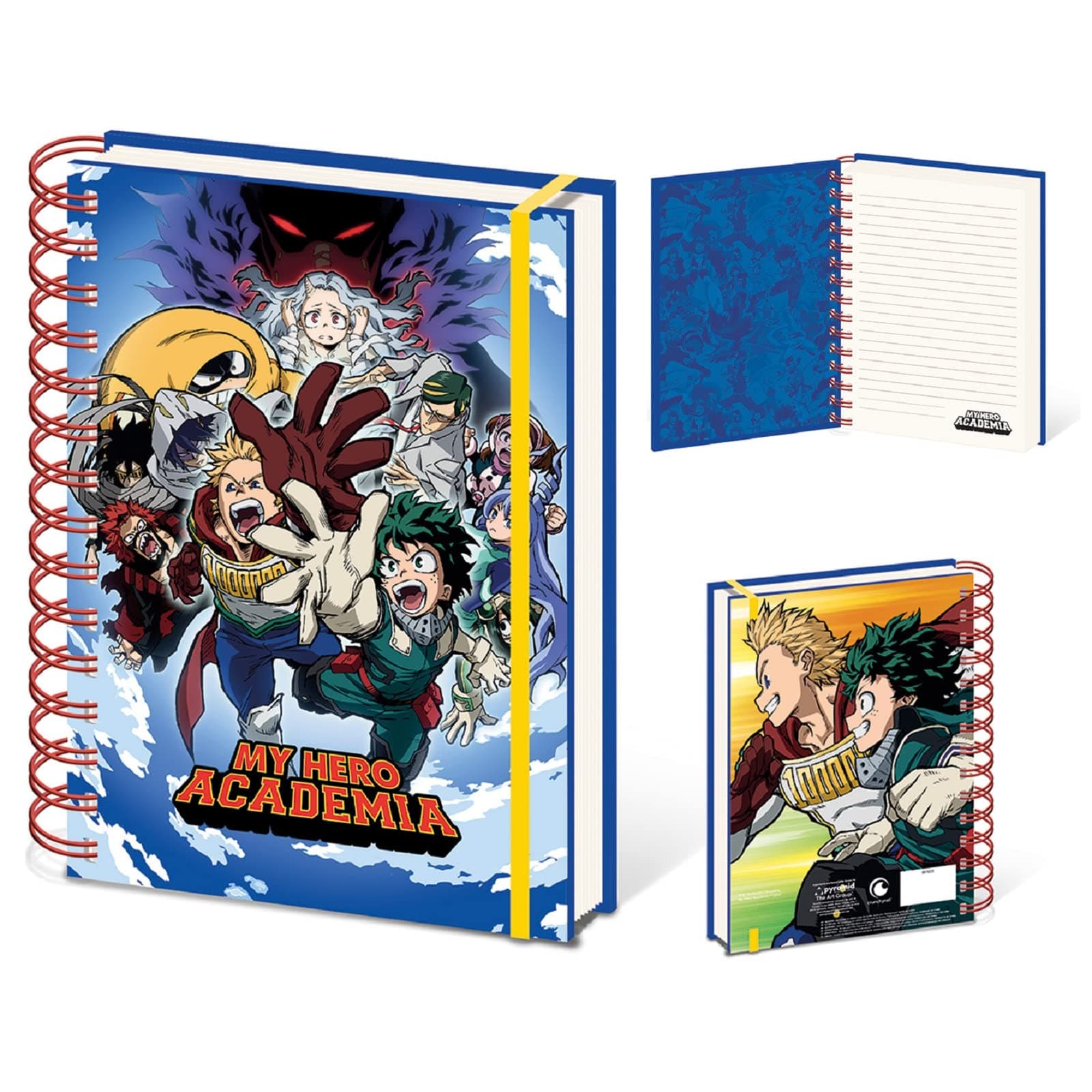 Pyramid International My Hero Academia Journal Notebook (Reach For It Design) Wiro Notebooks A5, Note Book and Notepads A5 - Official My Hero Academia Merch