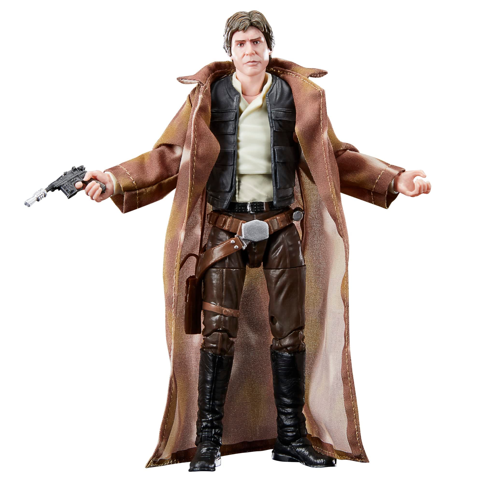 Star Wars Hasbro Wars The Black Series Han Solo, Wars: Return of Jedi 6-Inch Action Figures, F7072, Multicolor