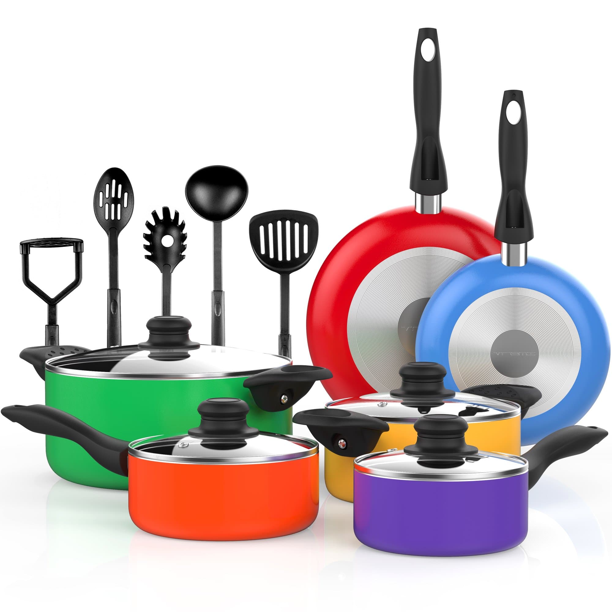 Vremi Cookware-Sets, 15 Piece, Multicolor