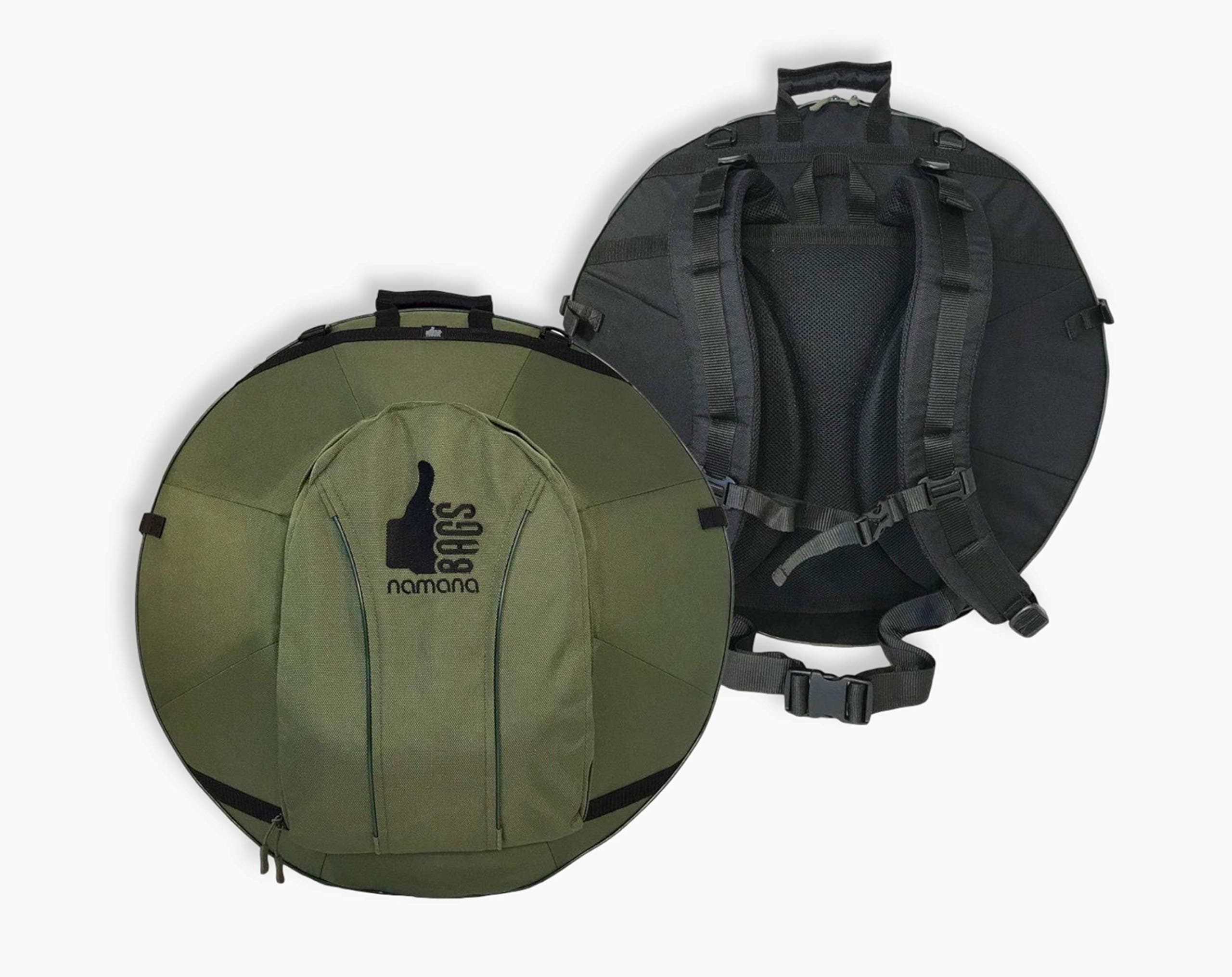 Handpan backpack ST-H02 + vertical pocket | Dense padding bag | Protective drum case | Safe drum cover | Comfortable pan bag
