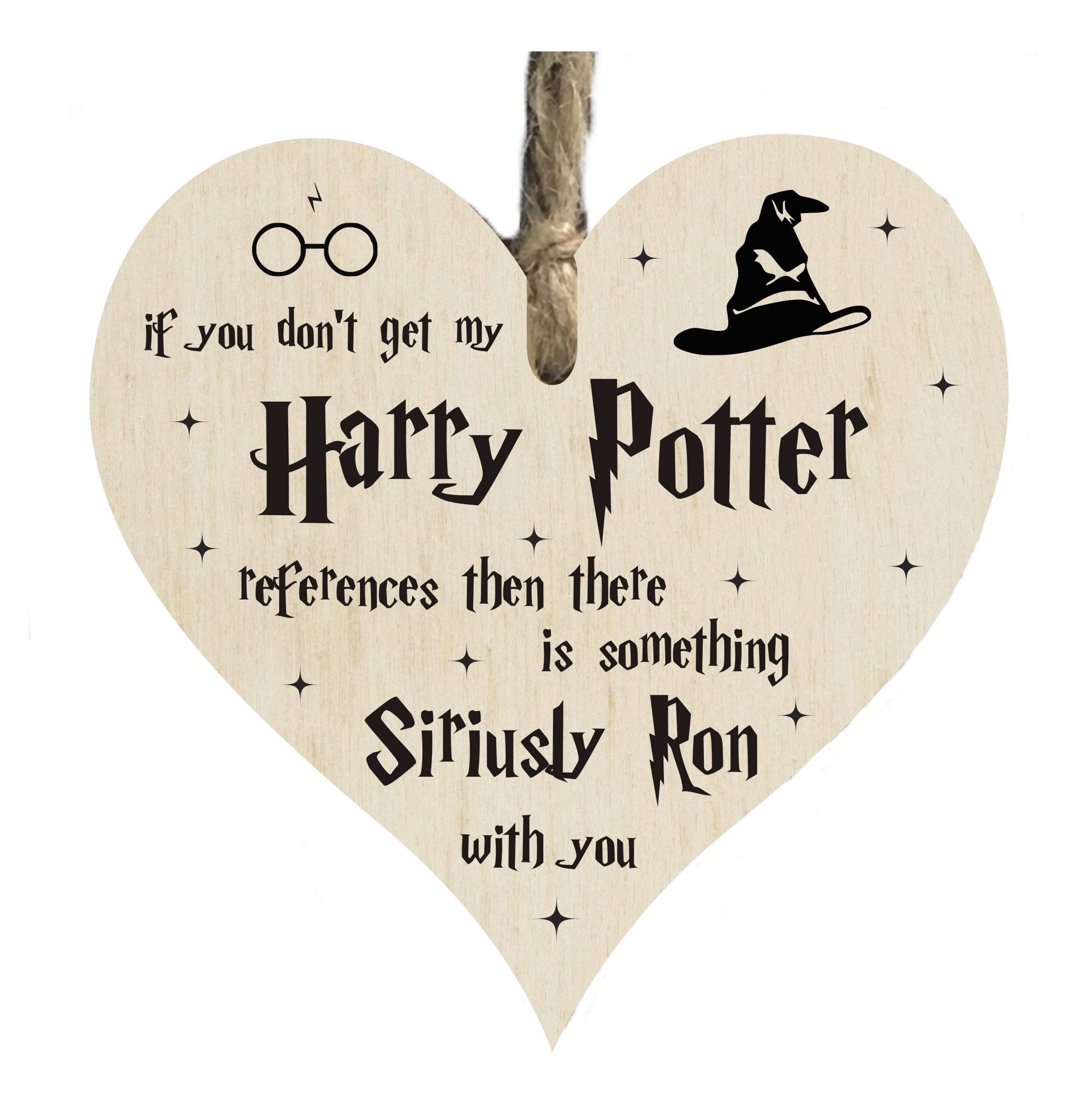 the sticker studio ltd If You Don't Get My H Potter Quote Ceramic Heart Shape Plaque Gift Sign cr67