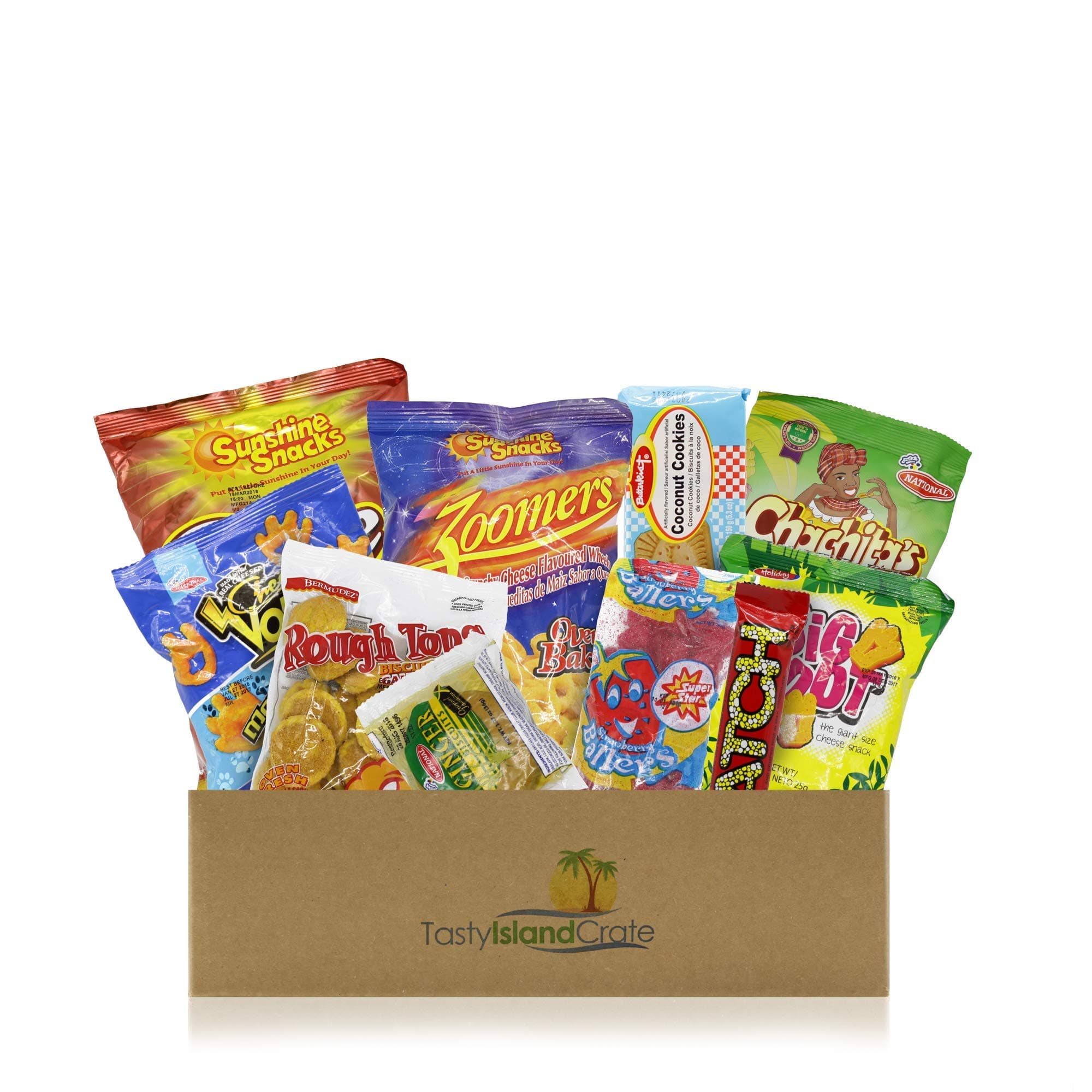 Snacks From Around the World - Caribbean Snack Box- International Snack Box- TastyIslandCrate