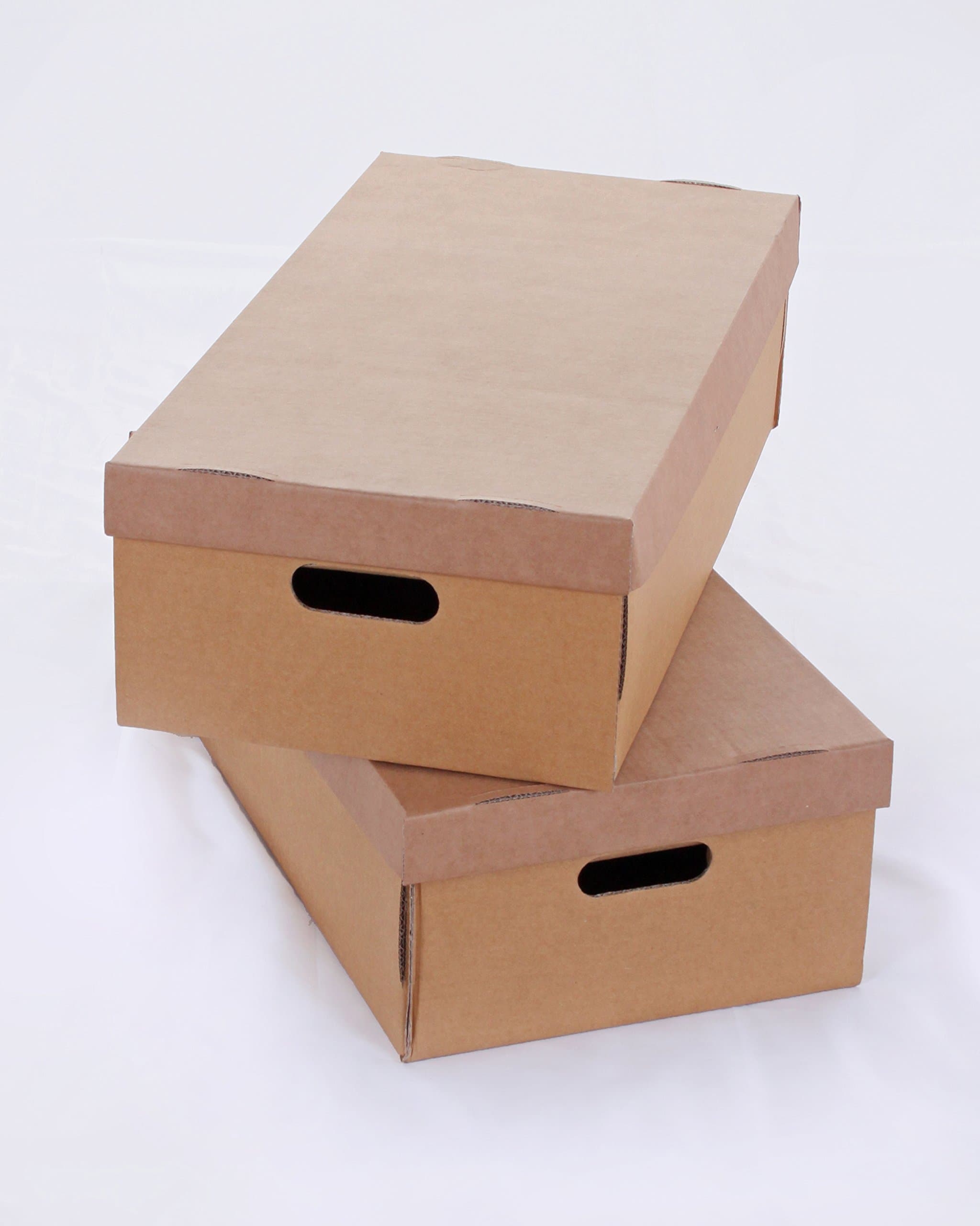 StorePAK 32L Strong Underbed Cardboard Box & Lid (Pack of 2)