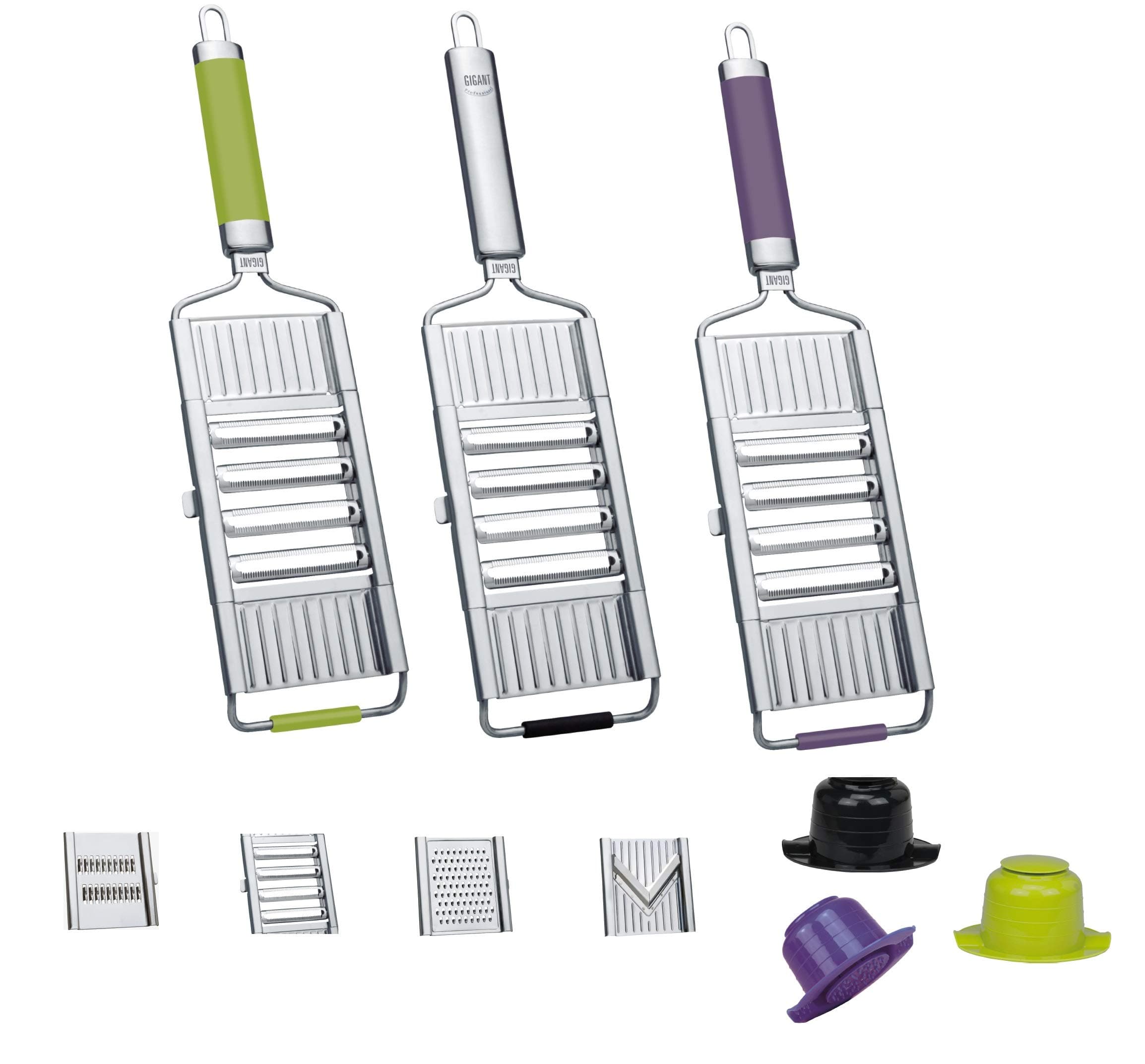 Gigant Multi Slicer Mandolin with 4&nbsp;Inserts Edelstahl