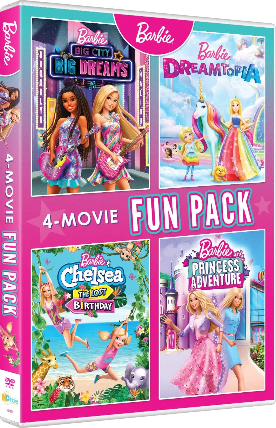 Barbie: 4 Movie Fun Pack Collection [Blu-Ray] [DVD]