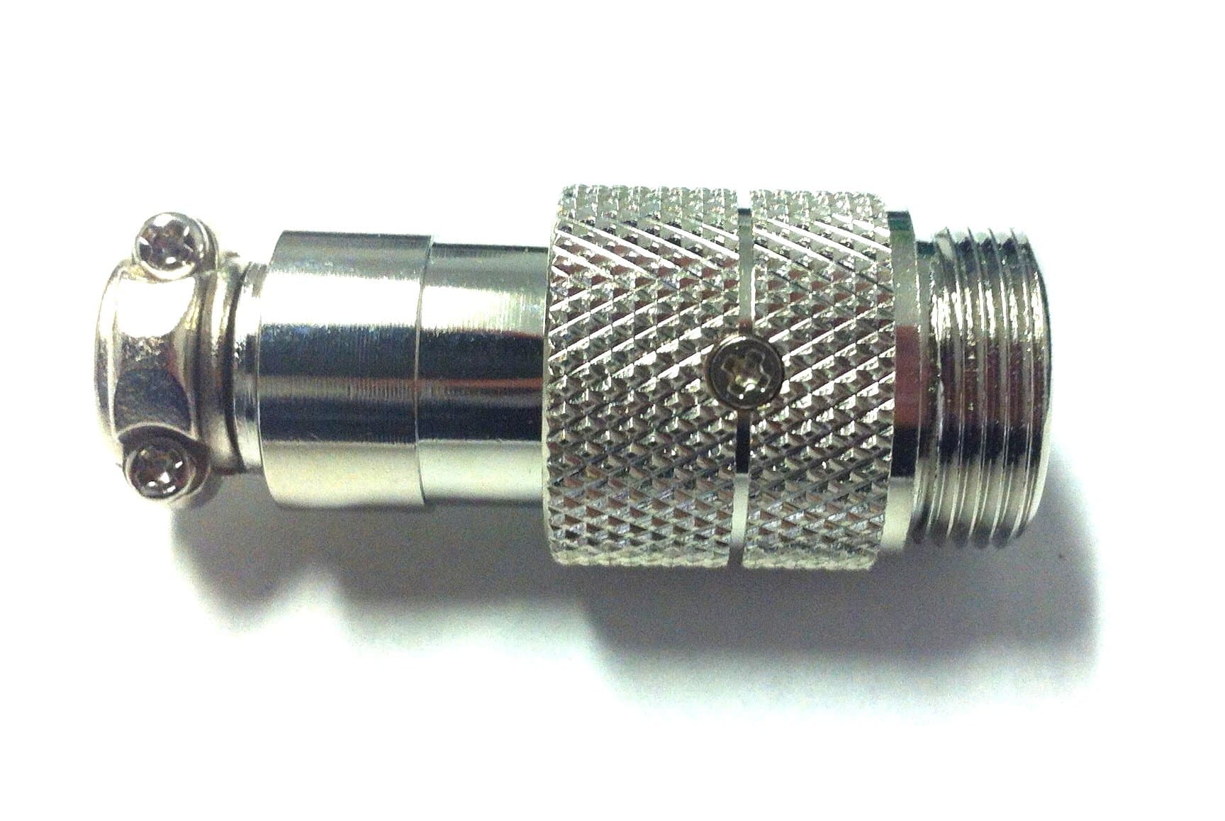 Pack of 5 Microphone Connector Jack for CB, Amateur Radio - 4-pin