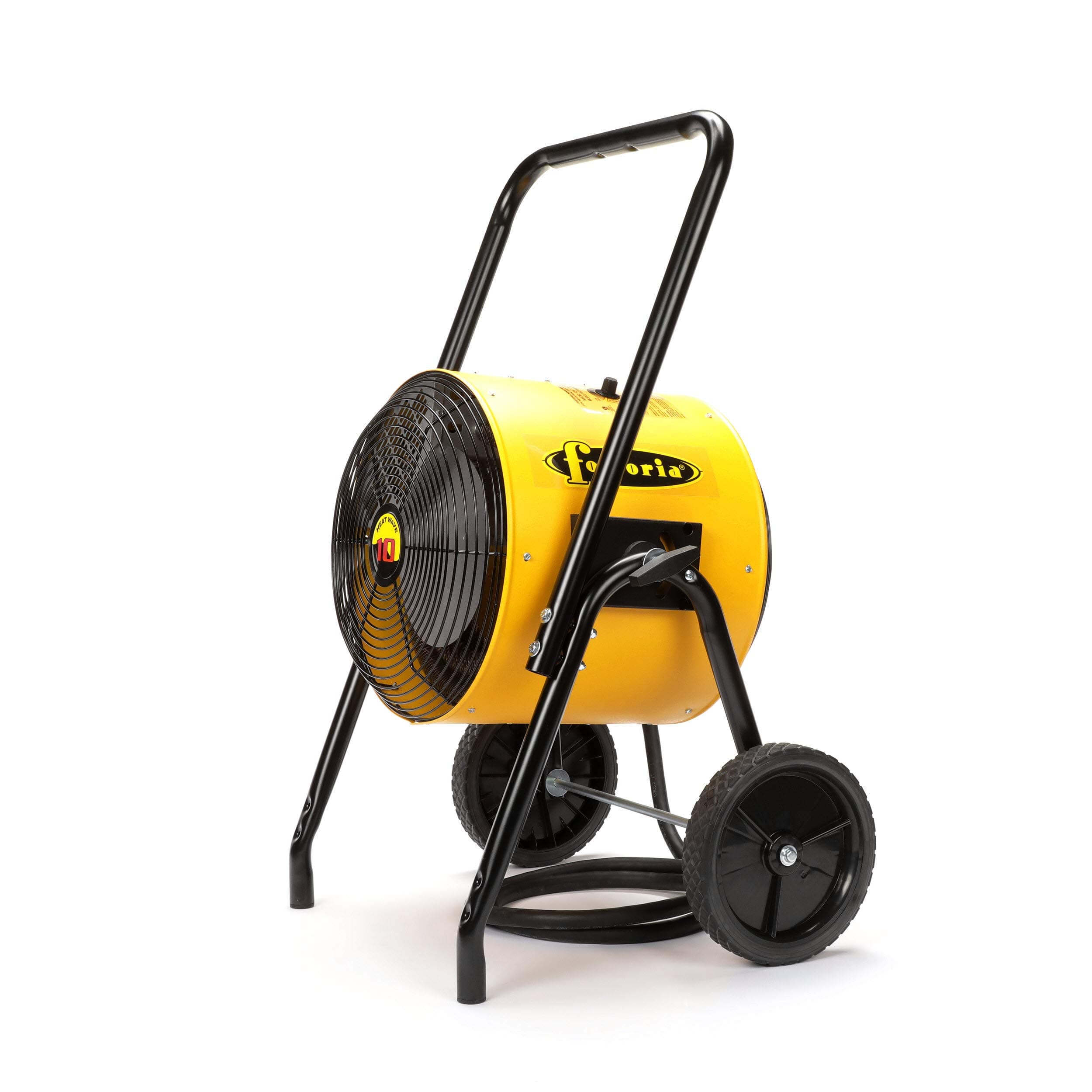 Fostoria FES09241C FES Heat Wave Series Portable Electric Salamander Heater on Wheels — Construction Work Heater, Job Site w/Thermostat 9KW, 38 Amp