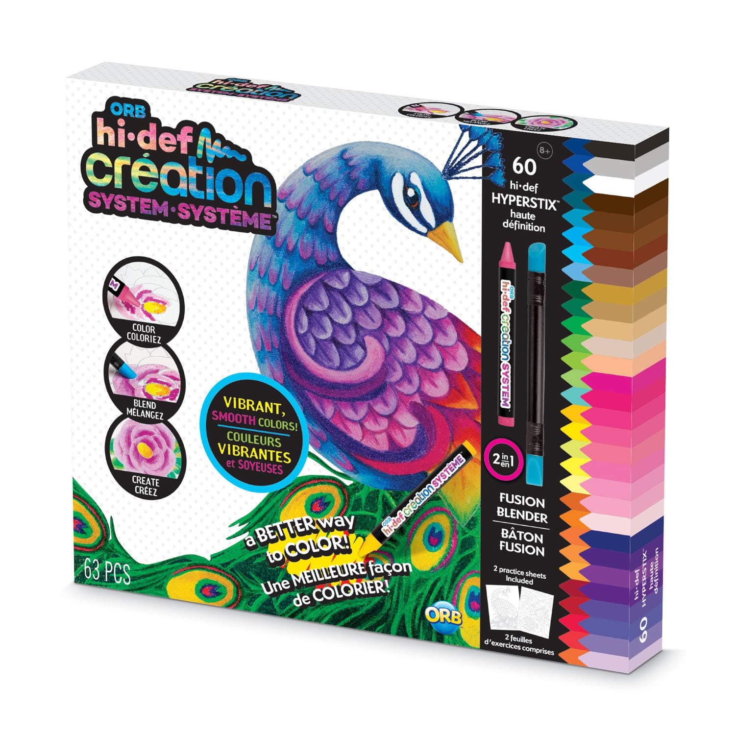 ORB The Factory Hi-Def Creation Coloring System, Multiple Colors, 10" x 11.75" x 1.5"