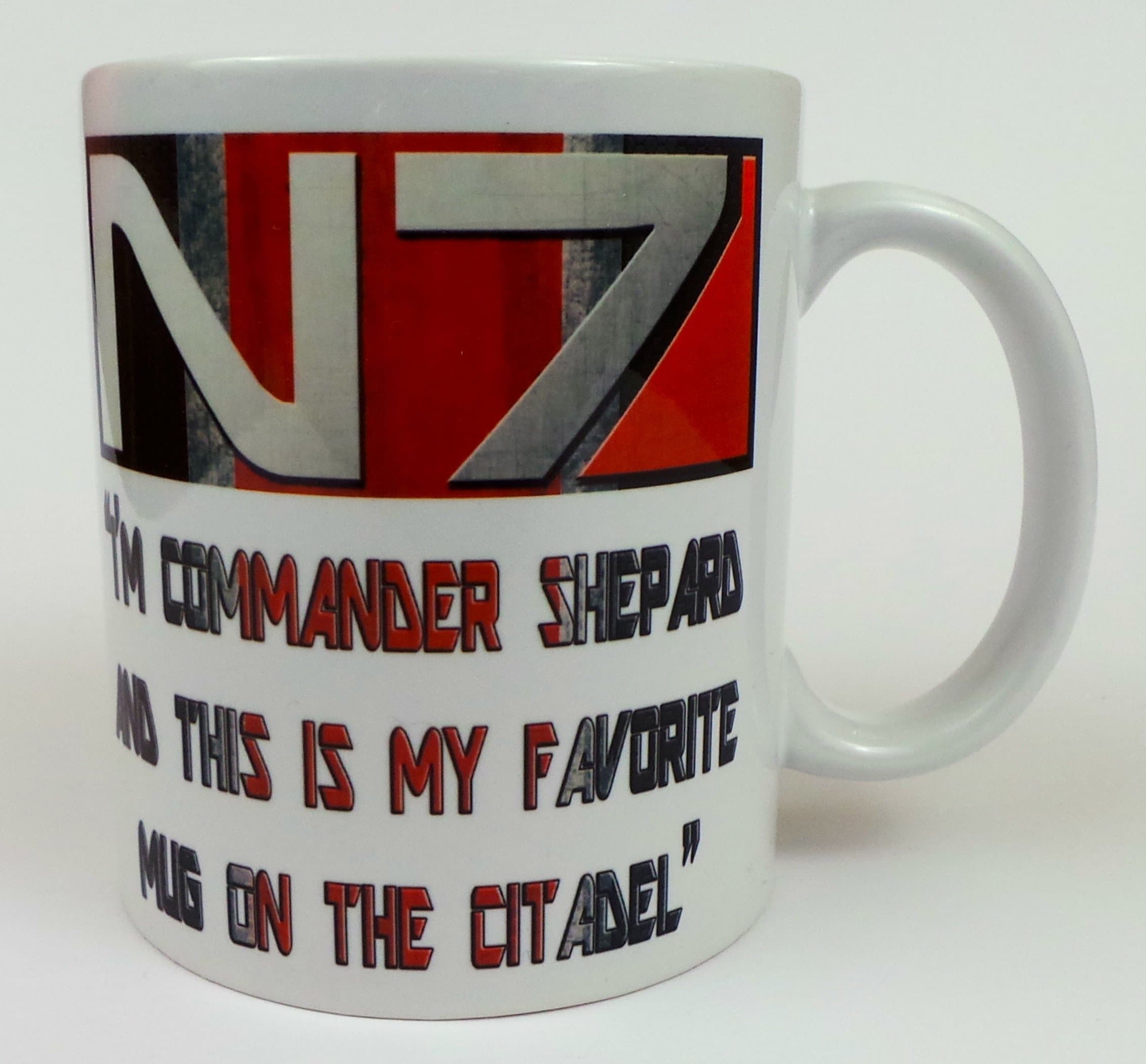Mass Effect Commander Shepard Mug + Quote