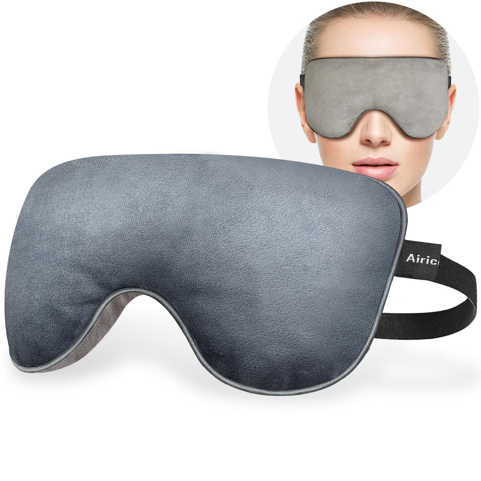 Microwave Activated Warm Eye Compress for Dry Eyes, Blepharitis & Stye, Heated Eye Masks for Dry Eyes, Dry Eye Therapy Mask & Eye Compress Moist Heat Delivers Warm Compress for Eyes