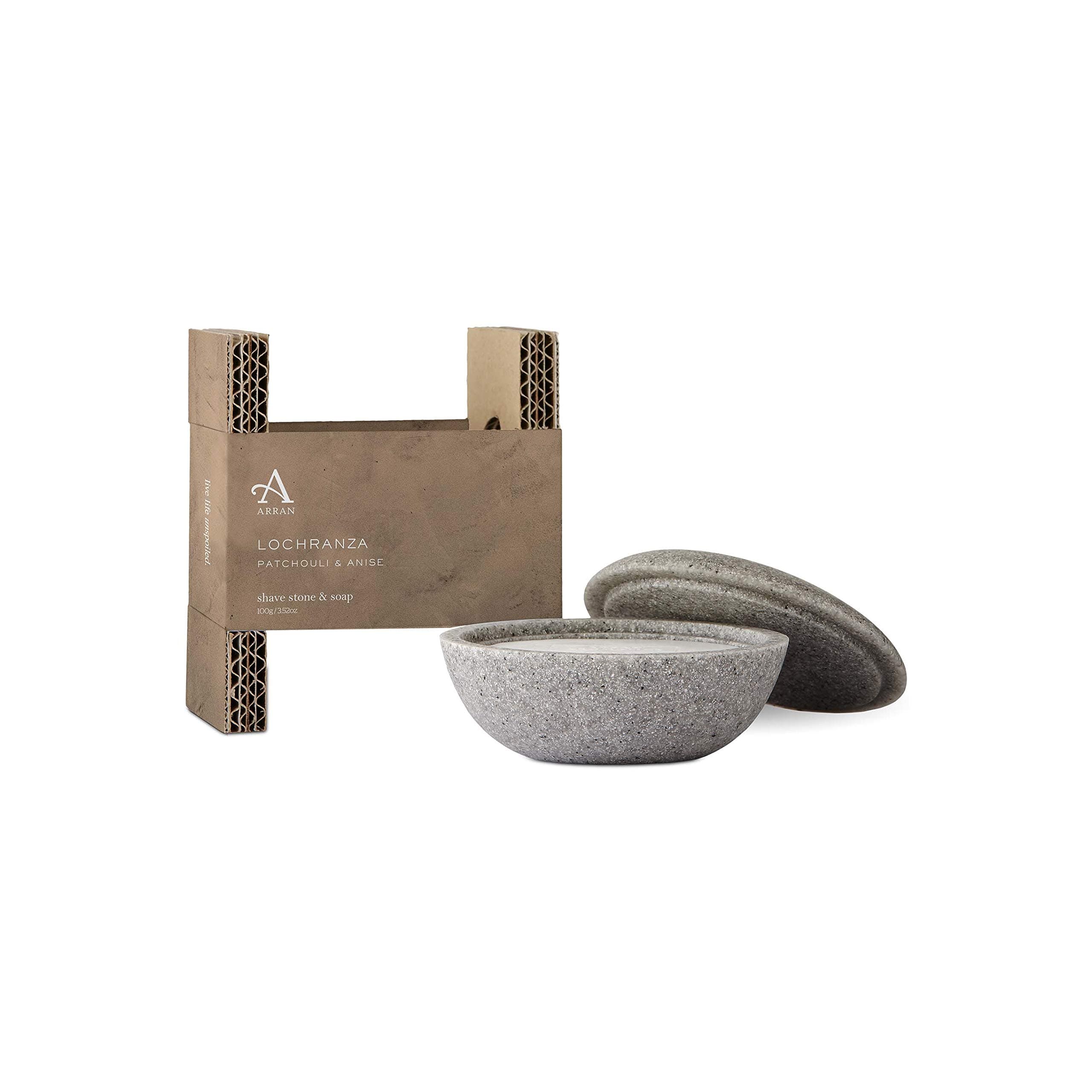 Arran Sense of Scotland Lochranza Shaver Soap In Bowl, 100 g