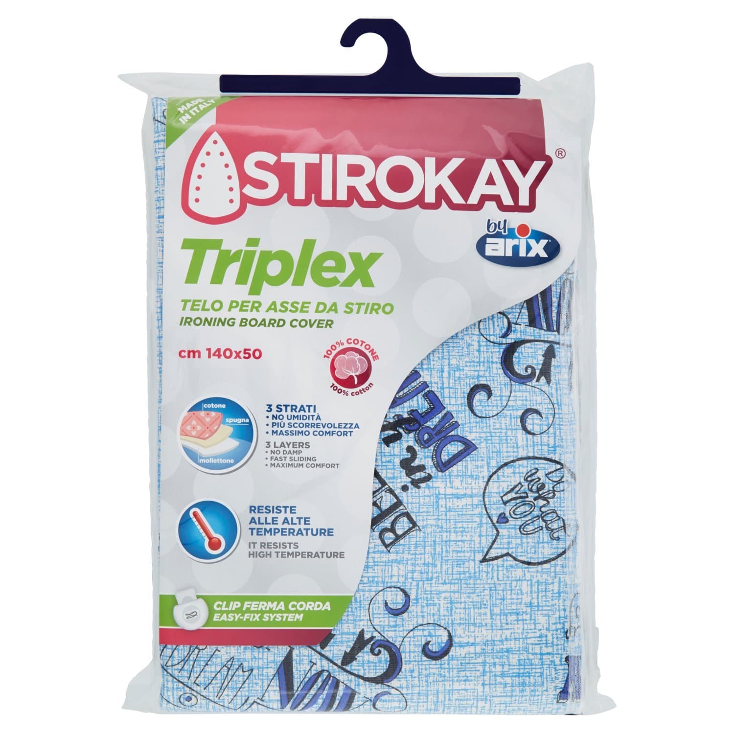 stirokay – Cover for Ironing Board, Clip Cord tie