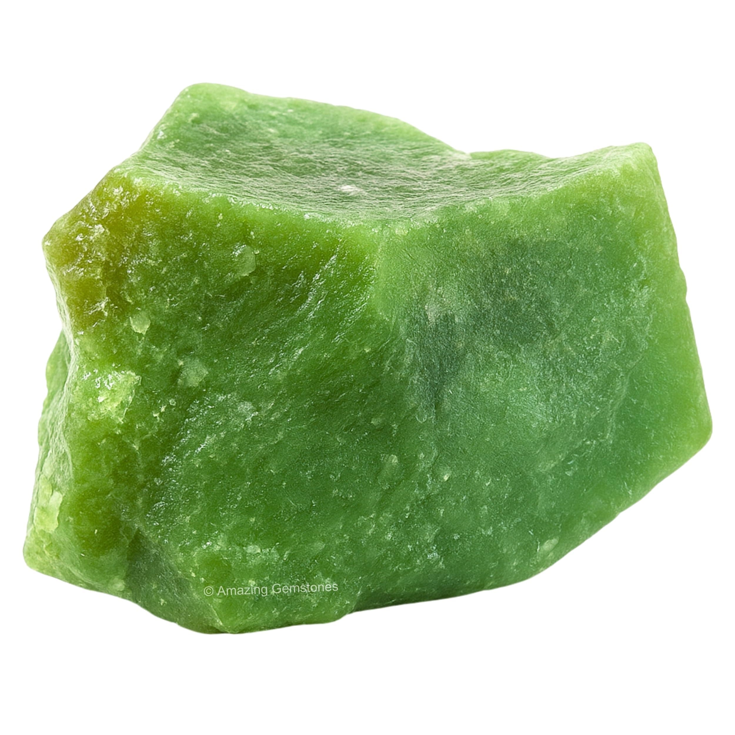 Amazing Gemstone Green Aventurine Raw Crystals and Healing Stones, Natural Rocks For Tumbling - DIY Raw Stones And Crystals (1 Piece)